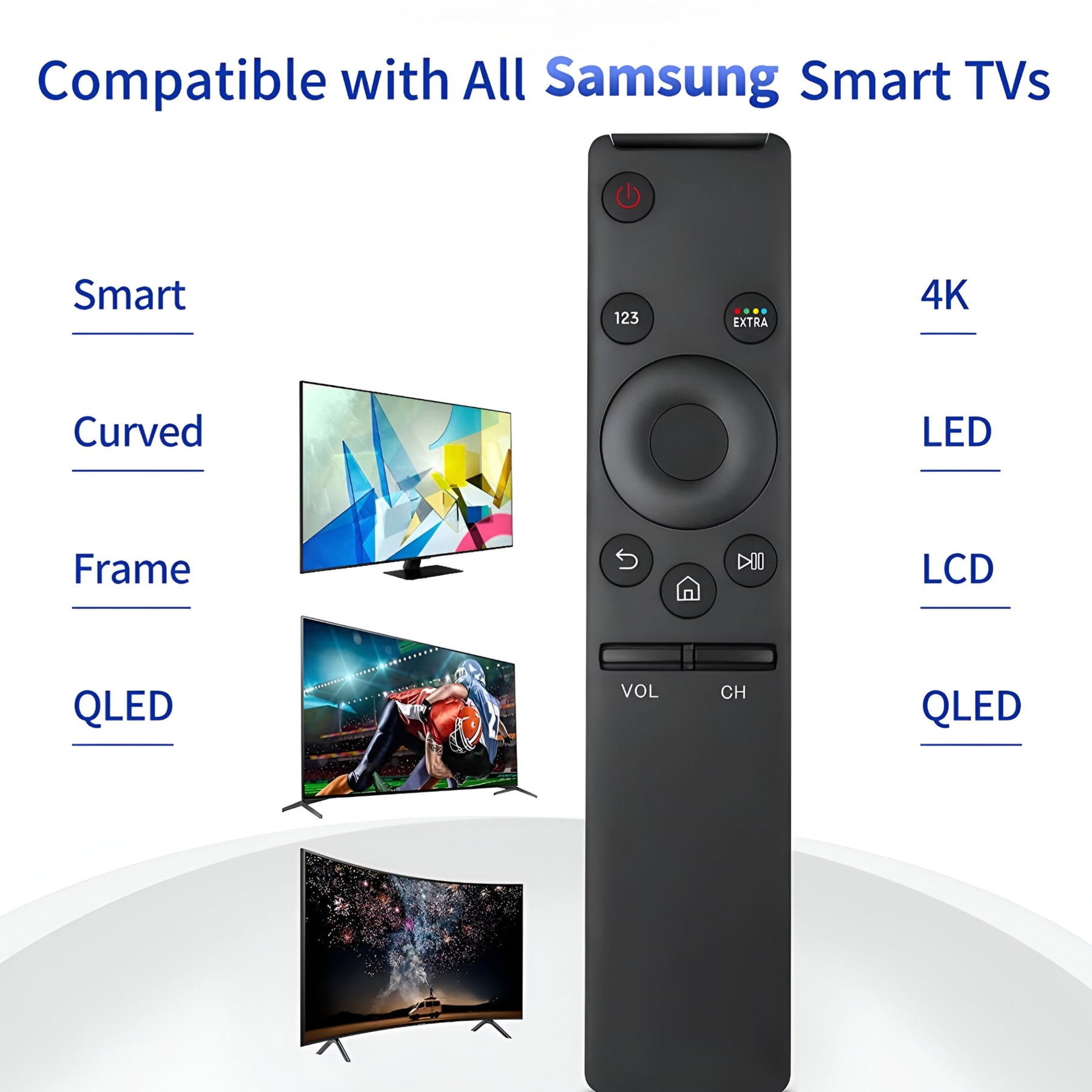 Control Remoto Para Samsung Smart TV Ultima Generación DG450