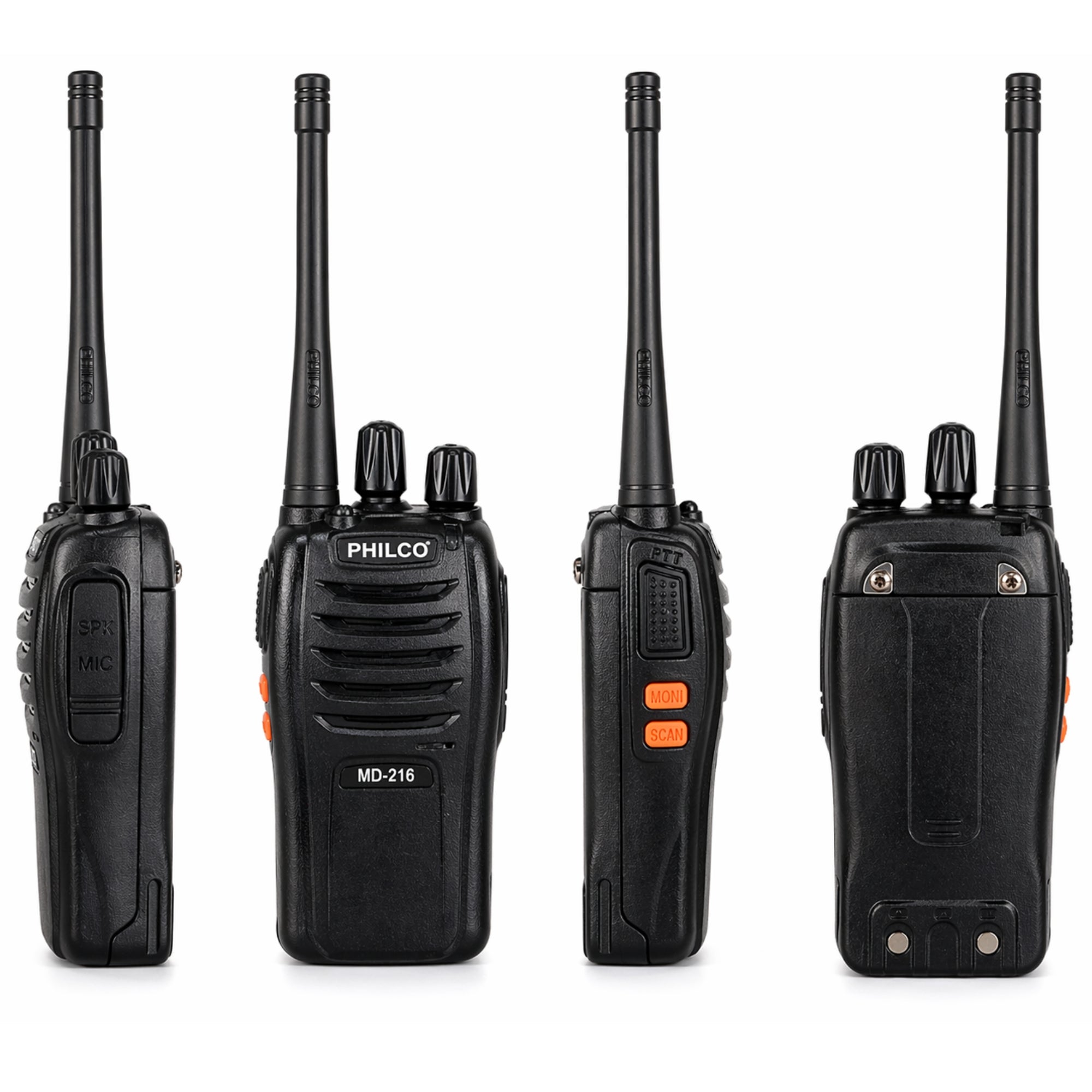 KIT de 2 Radio Transmisores Philco Walkie Talkie 16KM MD-216
