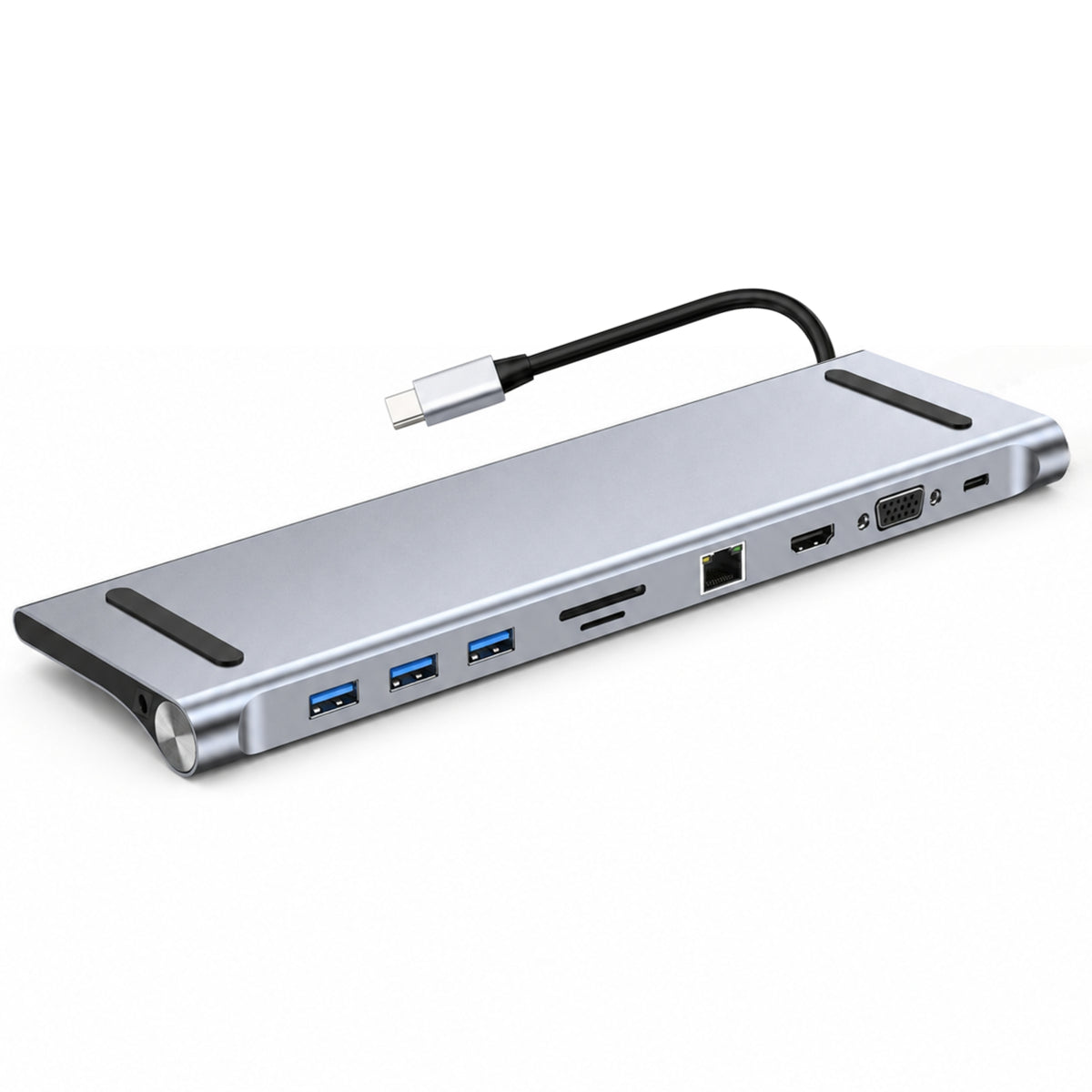 Hub Multipuerto Type-C (10en1) Profesional PD60W 4K Gigabyte