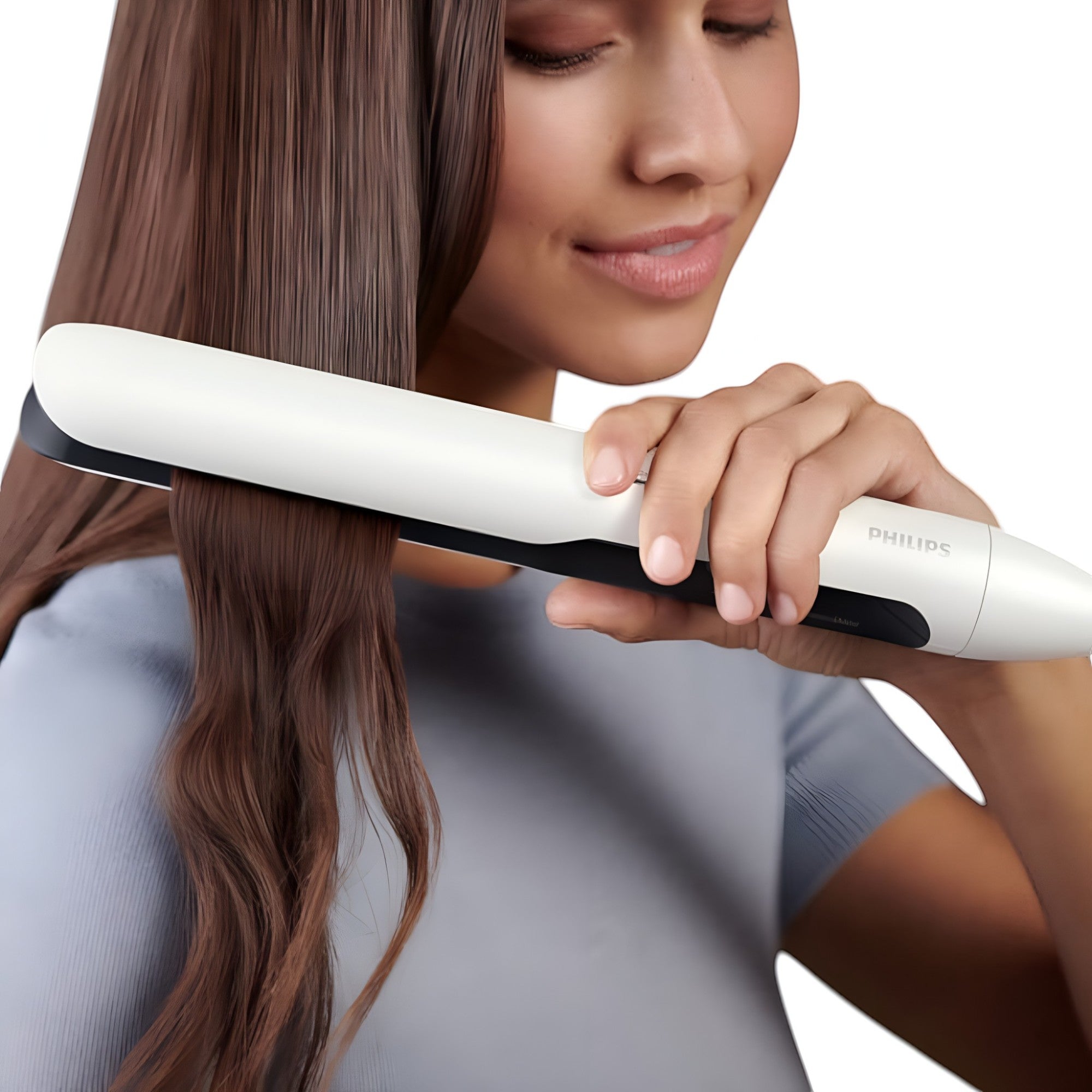 Alisador de Pelo Philips Termoshield Argán Serie 5000 BHS515