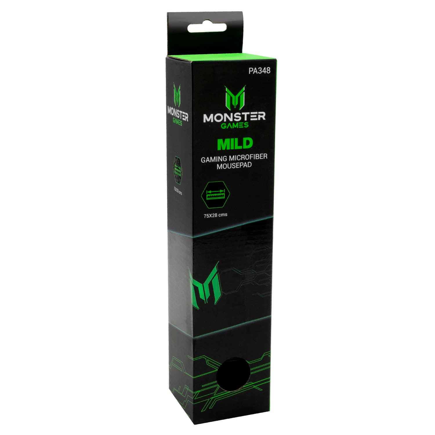 Pad Mouse Gamer XXL Antideslizante 750x28x3mm Monster PA348