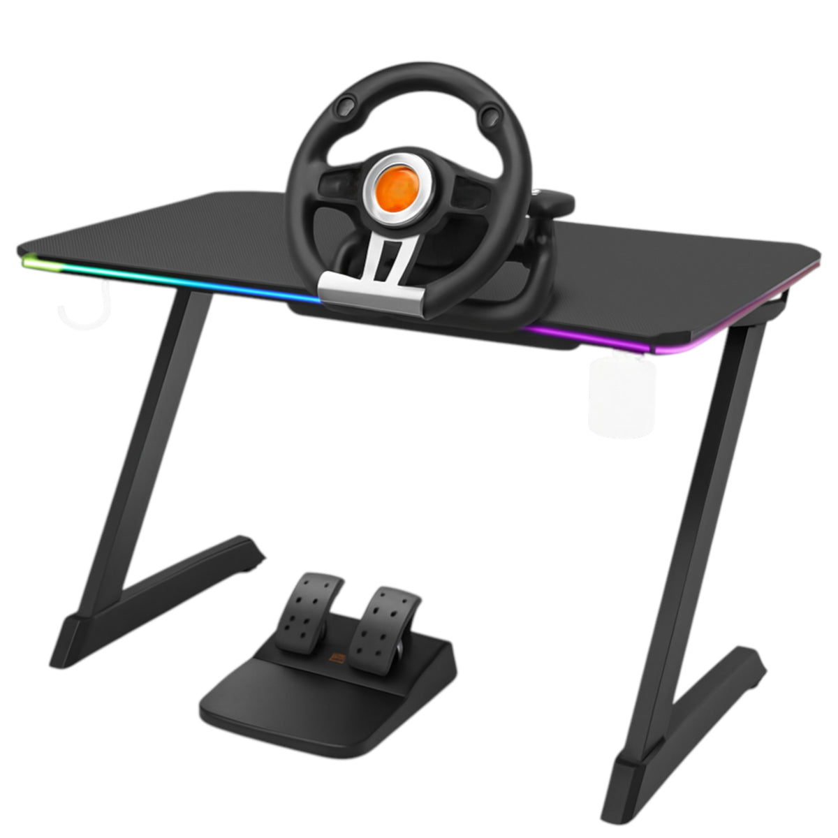 Kit Volante Con Pedales Krom K-Wheel Premium Ps4 Xbox One PC