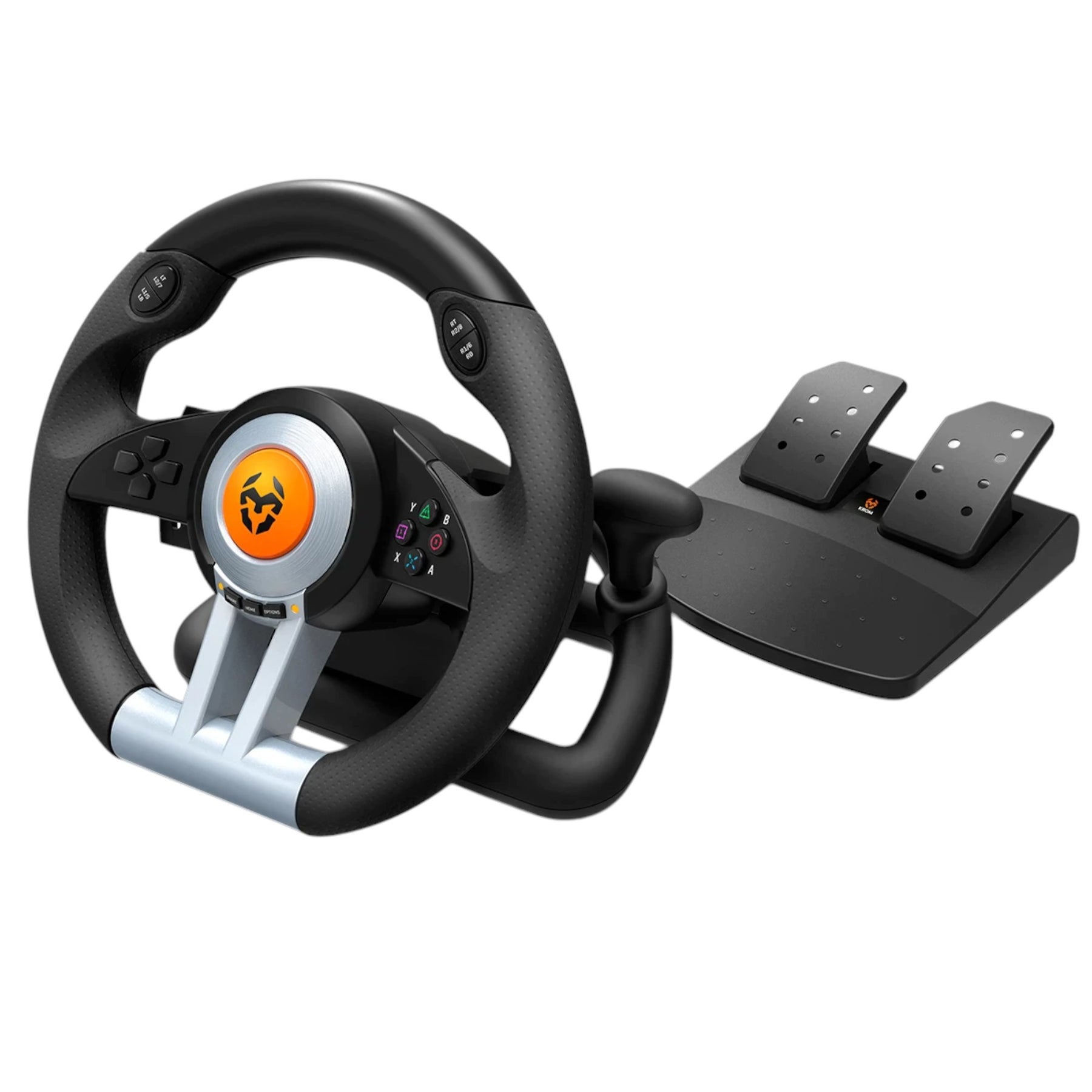 Kit Volante Con Pedales Krom K-Wheel Premium Ps4 Xbox One PC
