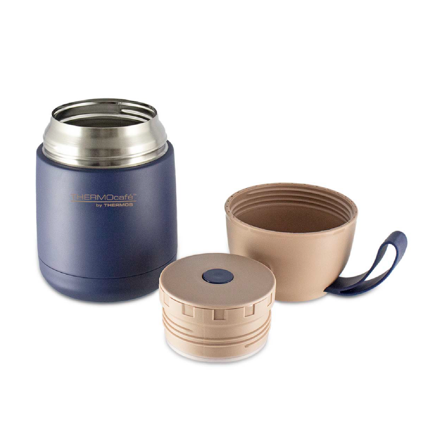 Termo de Comida Inox Cool BS25 450ml Azul Thermos DDFJ450BL3