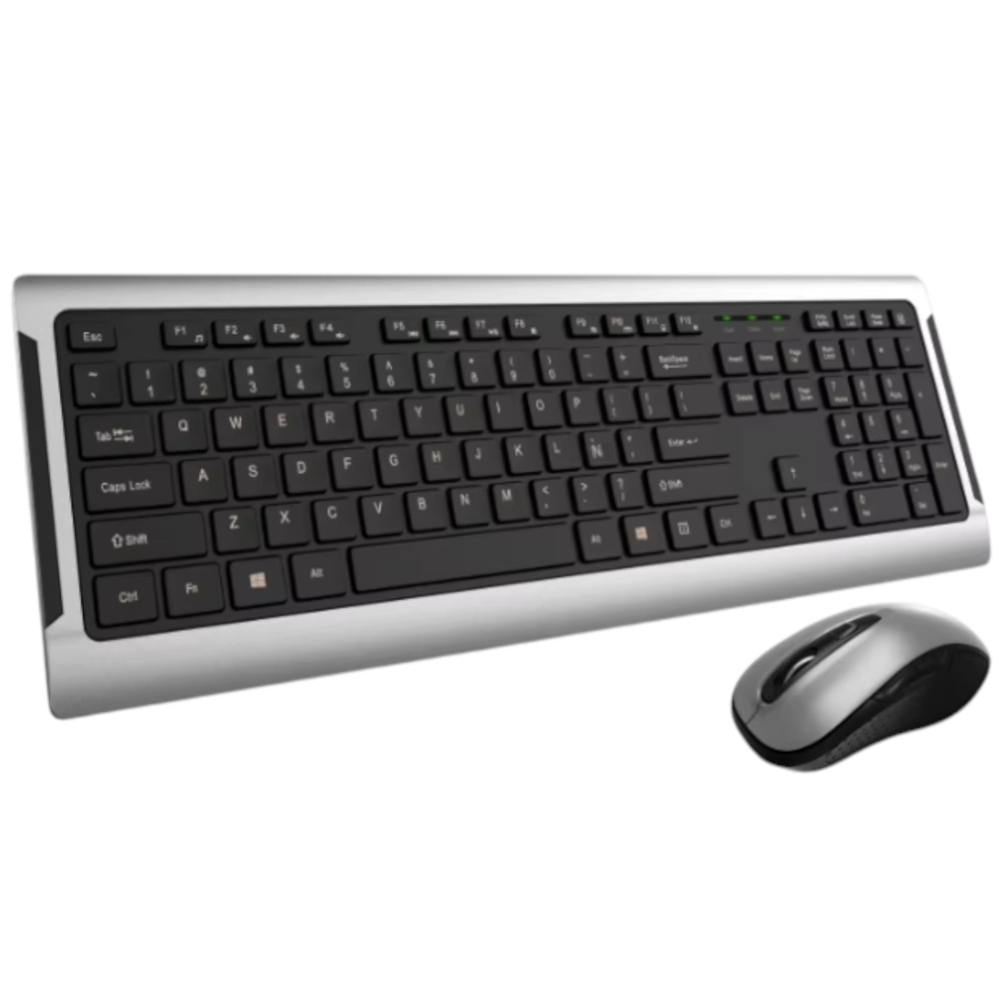 Teclado y Mouse Inalambrico Teclas Planas Tecmaster LD100