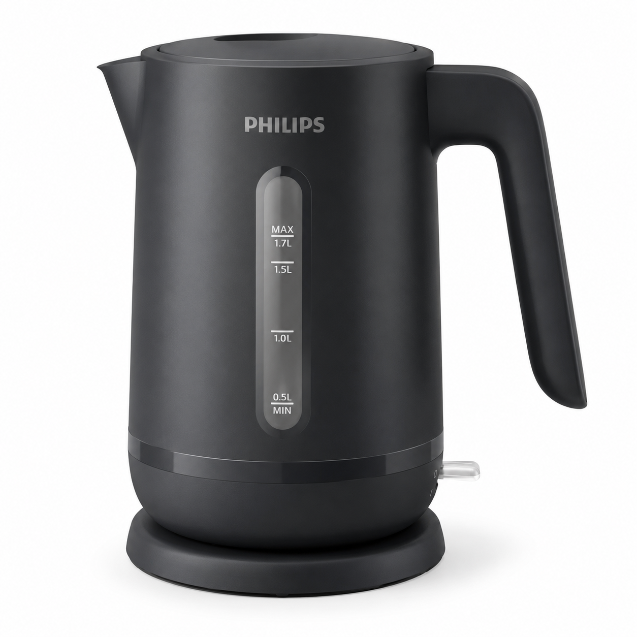 Hervidor Philips 1.7 Litros con Base Giratoria de 360° Black