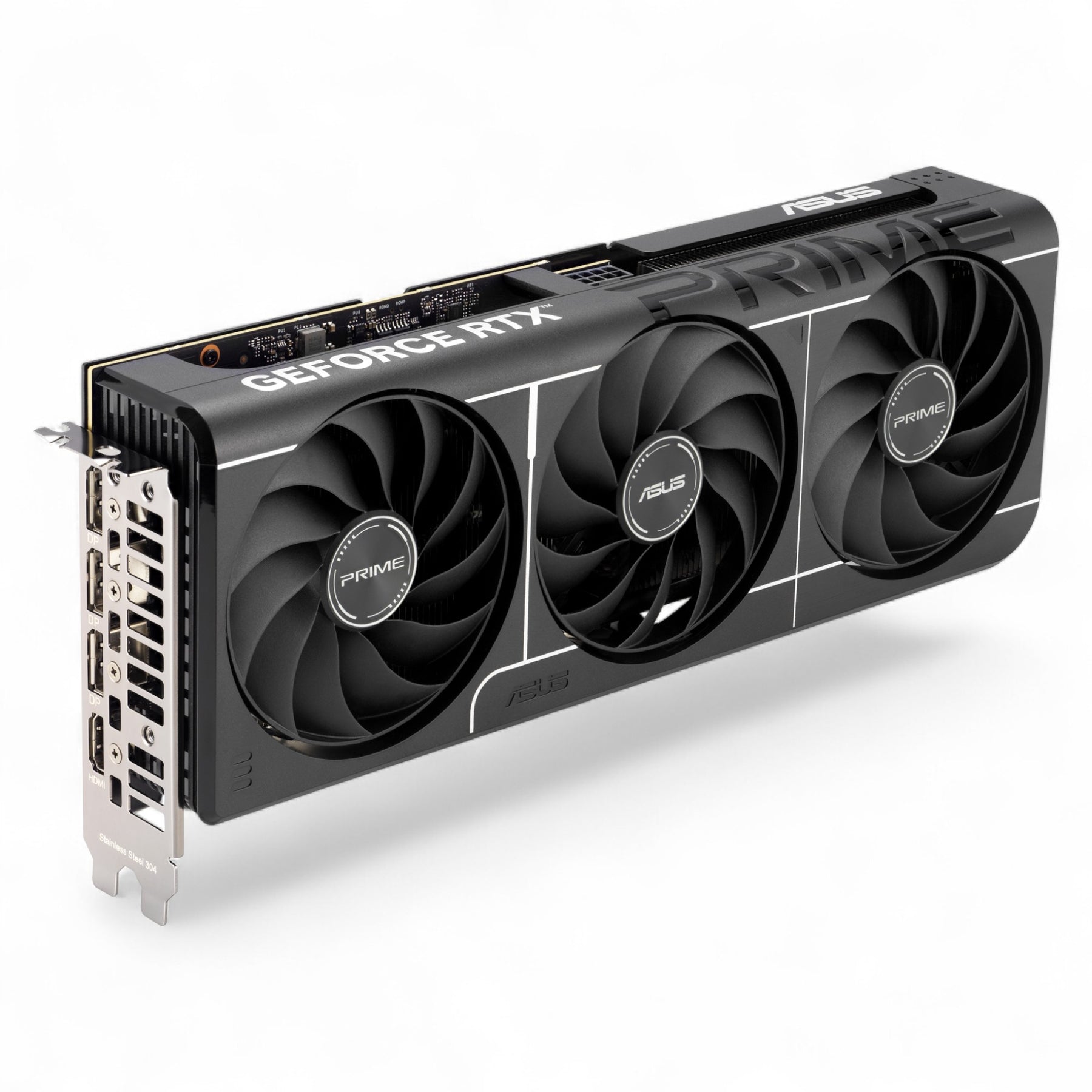 Tarjeta de Video ASUS RTX 5060 Ti 16GB OC Edition Prime AI + 3 Ventiladores