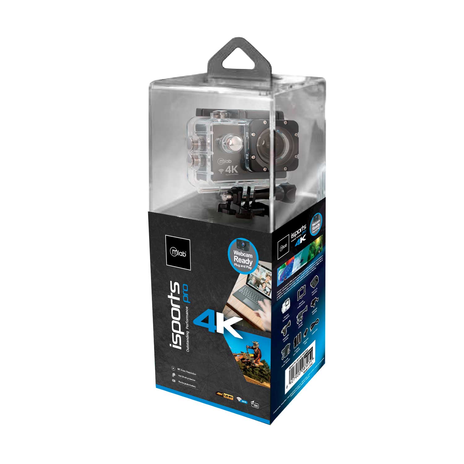 Cámara Deportiva 4K Waterproof Ultra HD ISPORT Wifi - 8962