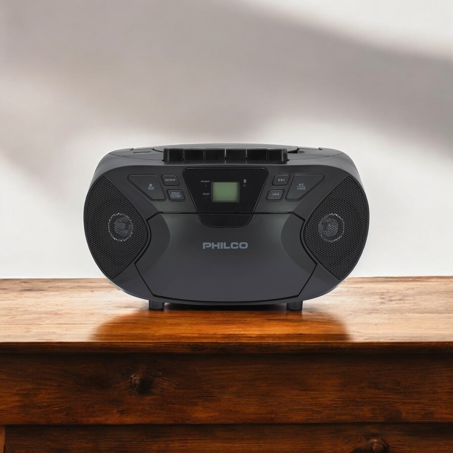 Radio Boombox Retro con CD, Cassette y Bluetooth PJC2050BT