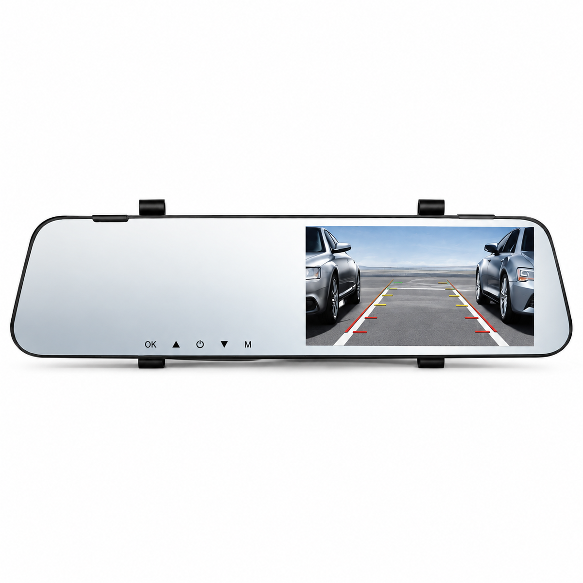 Dashcam Espejo Retrovisor Dual Cámara Frontal y Trasera FHD