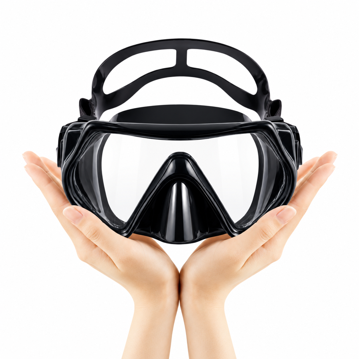 Mascara de Buceo Anti Fugas de Vidrio Templado con Snorkel