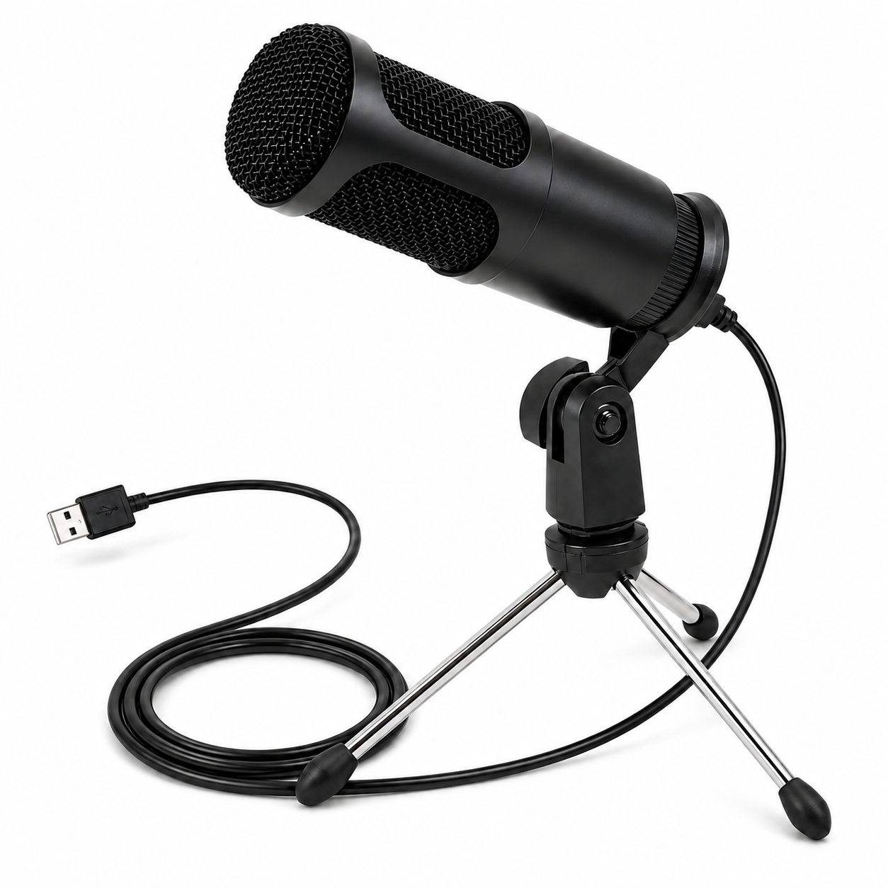 Micrófono Streaming USB Condensador de Estudio C/ Trípode