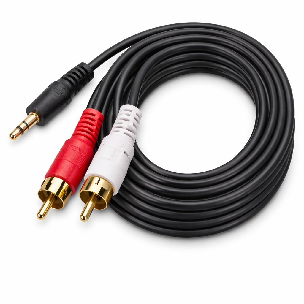 Cable De Audio (2X1) Jack 3.5mm a RCA 3 MT Ulink Deluxe Line