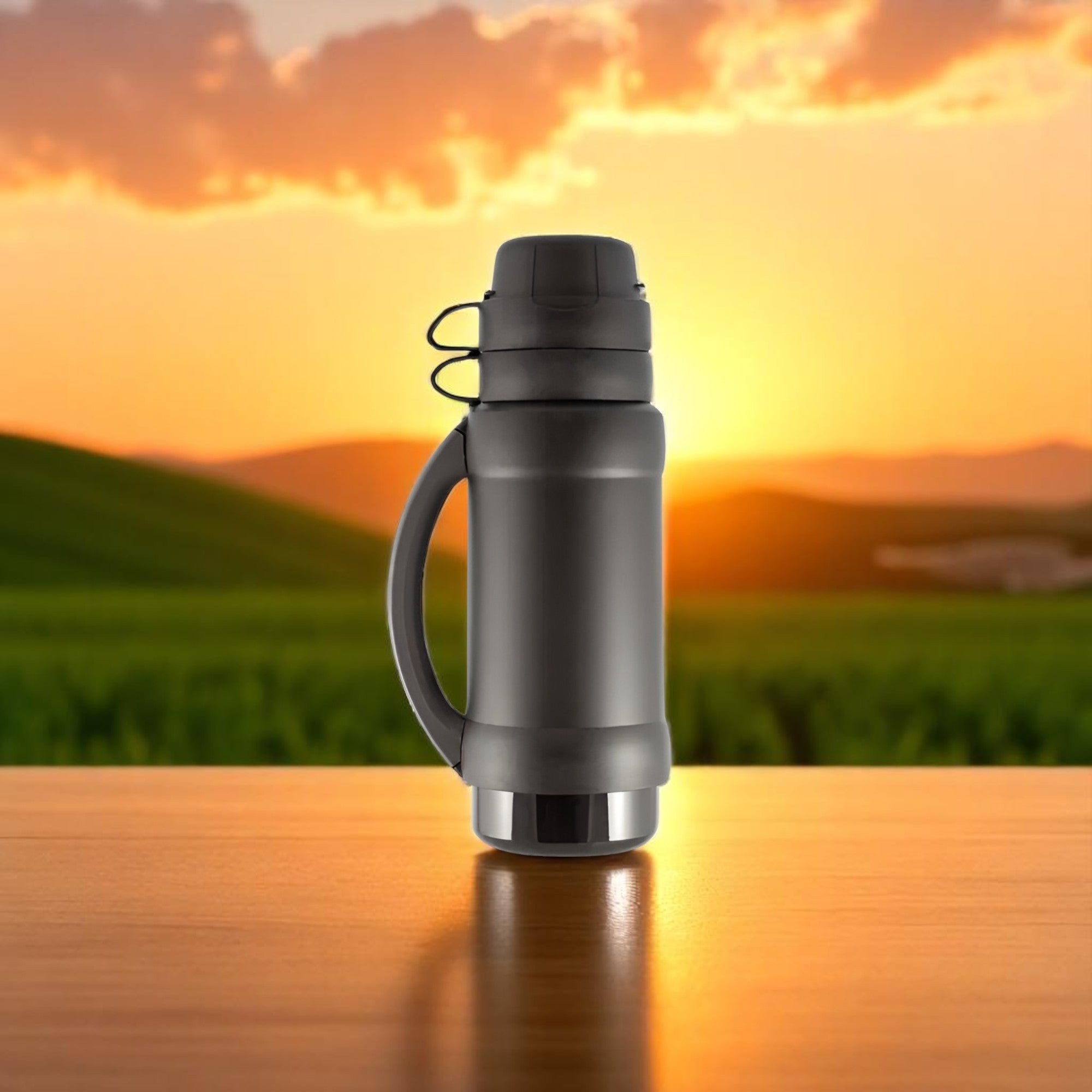 TERMO Para Líquidos 1.8 Litros THERMOS 35-180-C8 Black
