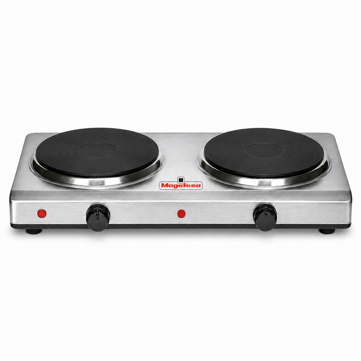 Cocina Encimera Eléctrica Magefesa MGF8022 Dinamic Inox Dual