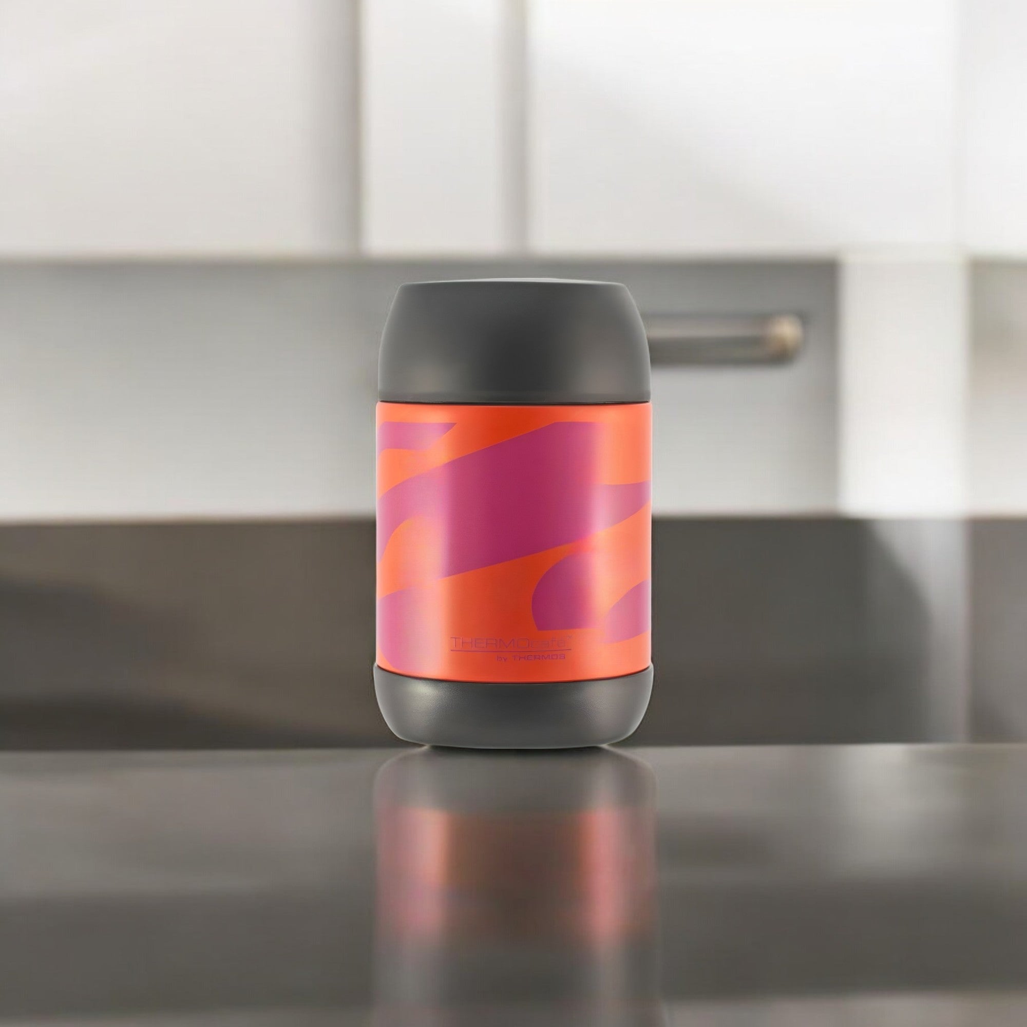 Termo Comida 500ml Naranjo Inoxidable - Thermos