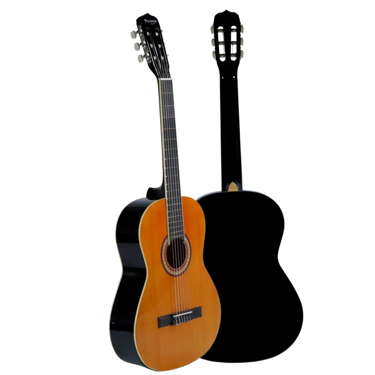 Guitarra Acústica Vizcaya 39" Caramelo Cuerdas Nylon + Funda