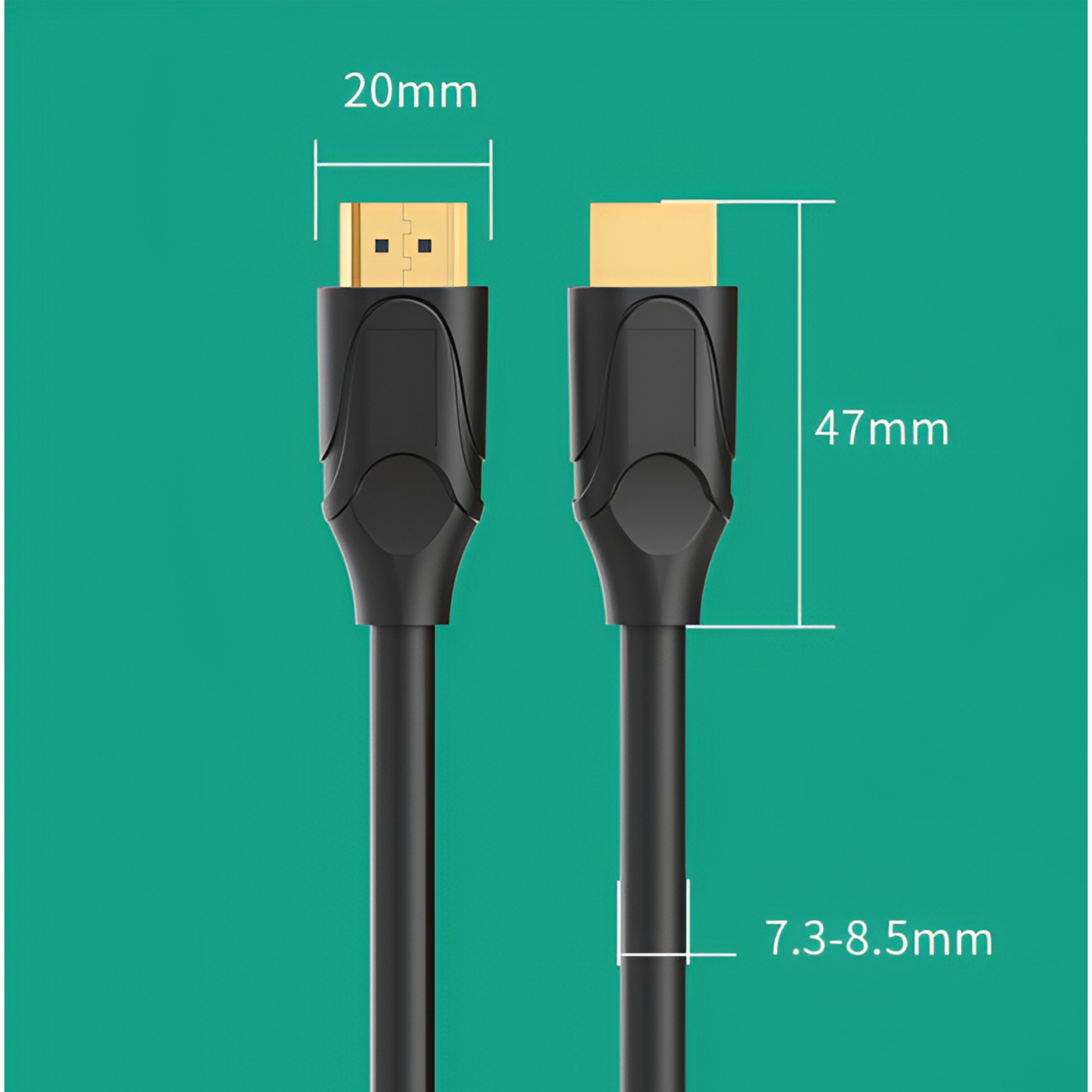 Cable HDMI Profesional 6 MT Ulink v2.0 Ultra HD 4K 3D HDR+