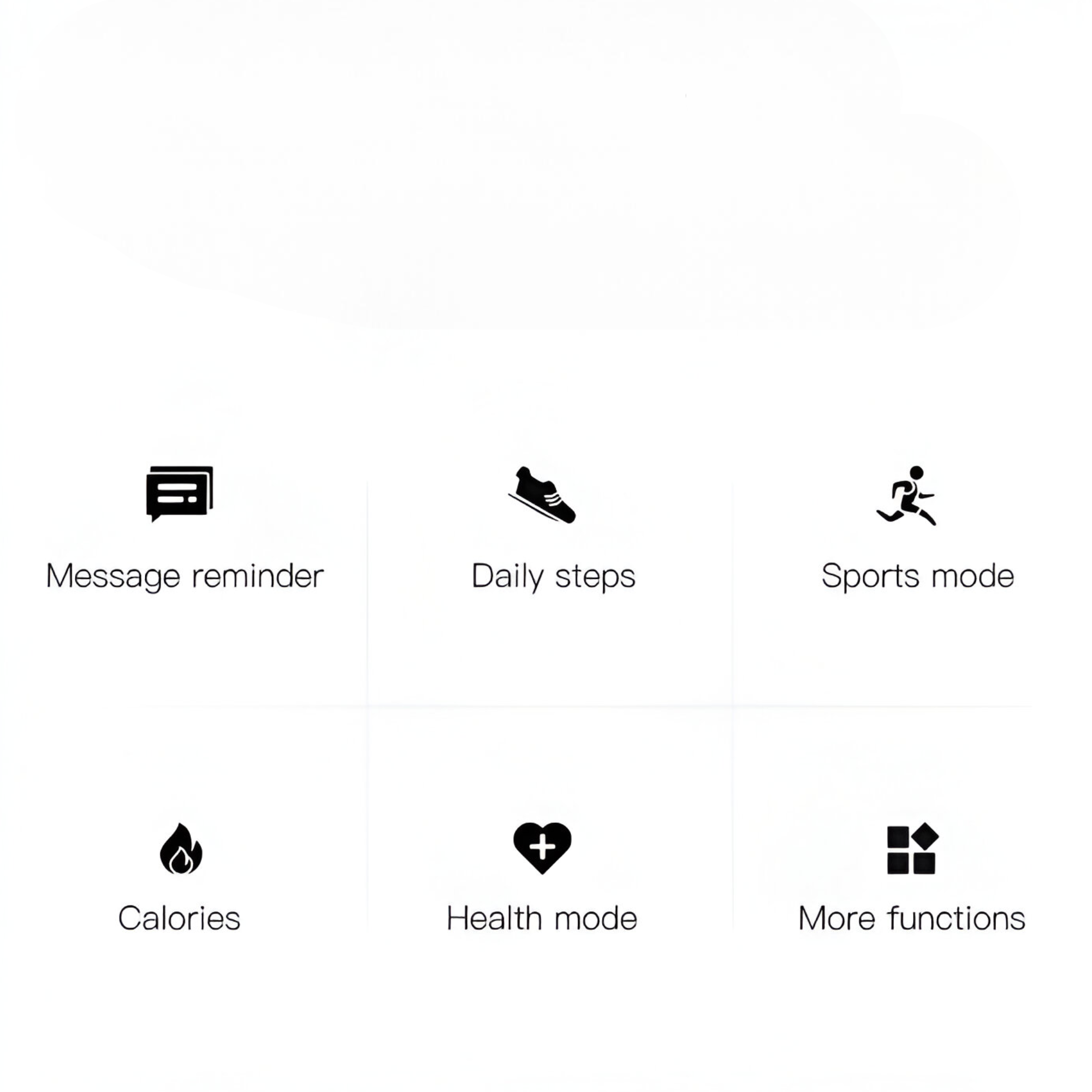 Smartwatch Deportivo i2 Waterproof Multiplataformas Black