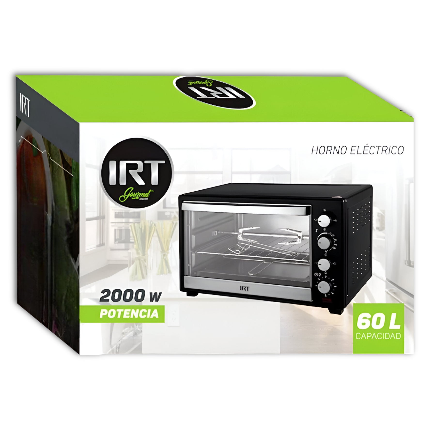 Horno Eléctrico IRT 60 Litros JK60A 2000W / 250° Max
