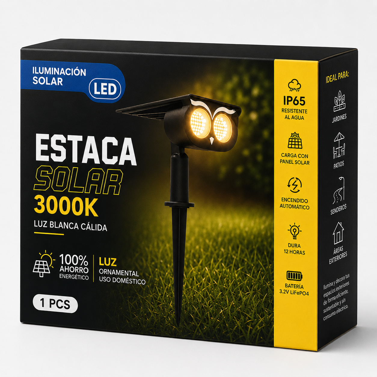 ESTACA SOLAR LED 3000K 175418
