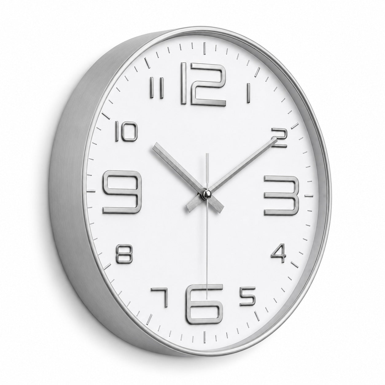 Reloj de Pared XL 30cm de 3 Agujas con Movimiento de Quarzo