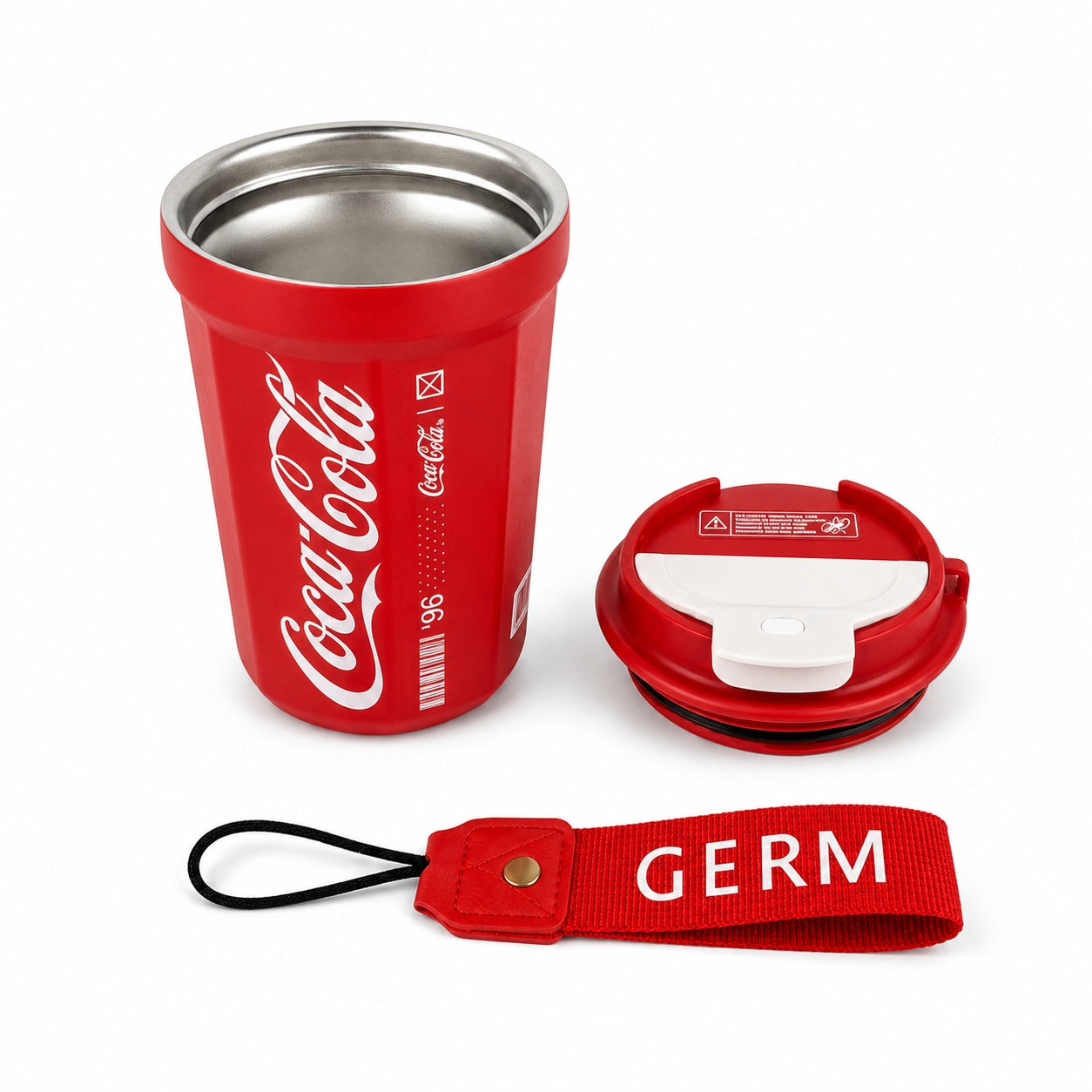 Vaso Termico MUG Germ Coca-Cola Acero Inoxidable 390ML Red