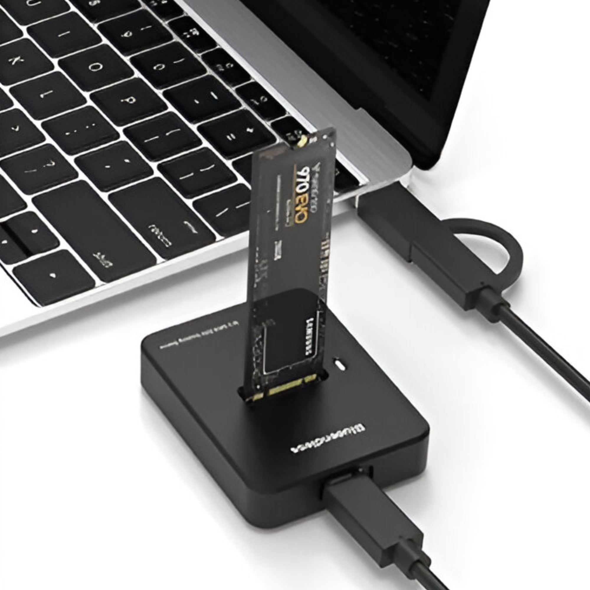 Lector de Discos SSD M.2 Dock Station USB 3.0 + USB-C DCKM2