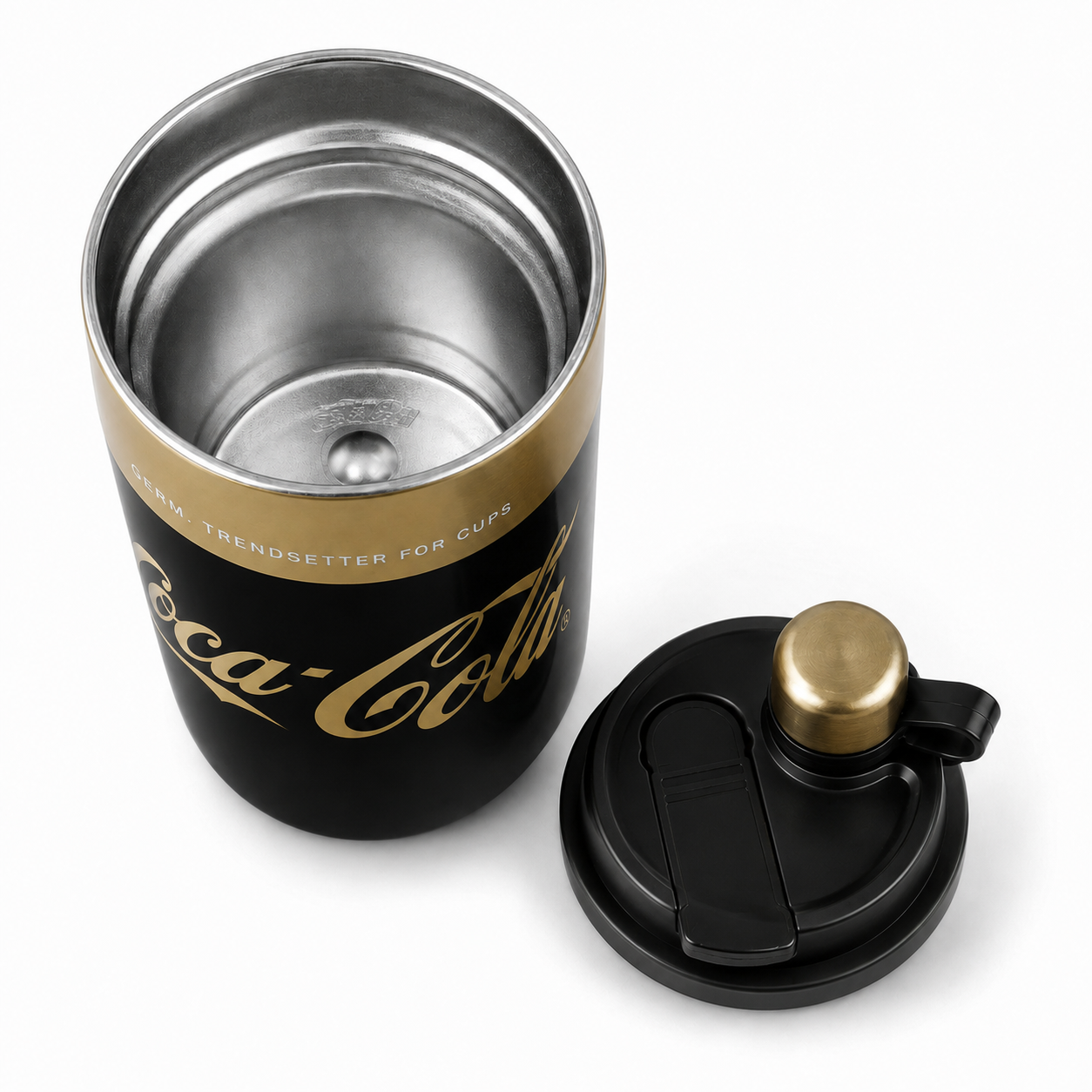 Vaso Térmico MUG Germ Coca-Cola Acero Inoxidable 650ML Black
