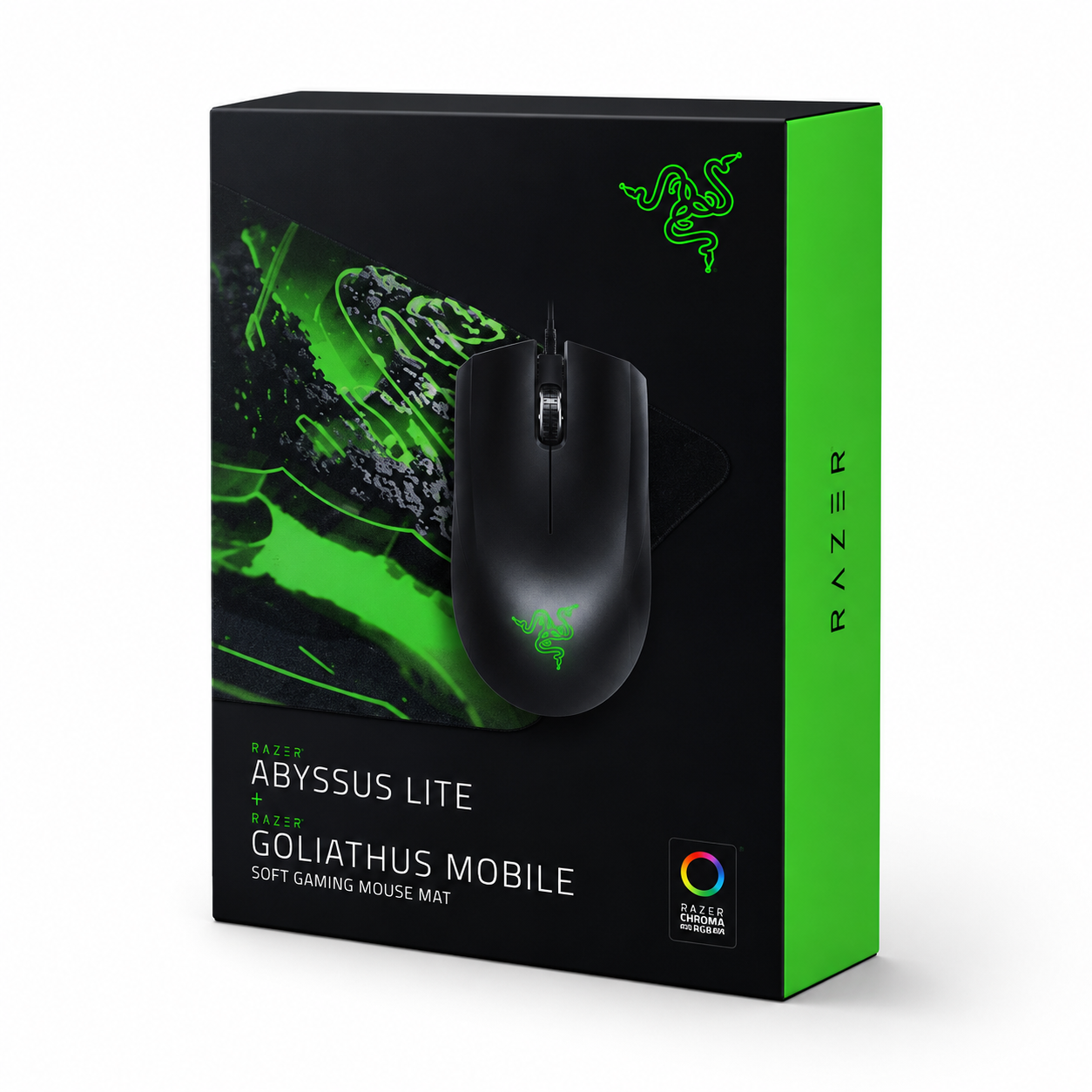 MOUSE RAZER ABYSSUS + PAD MOUSE GOLIATHUS MOBILE