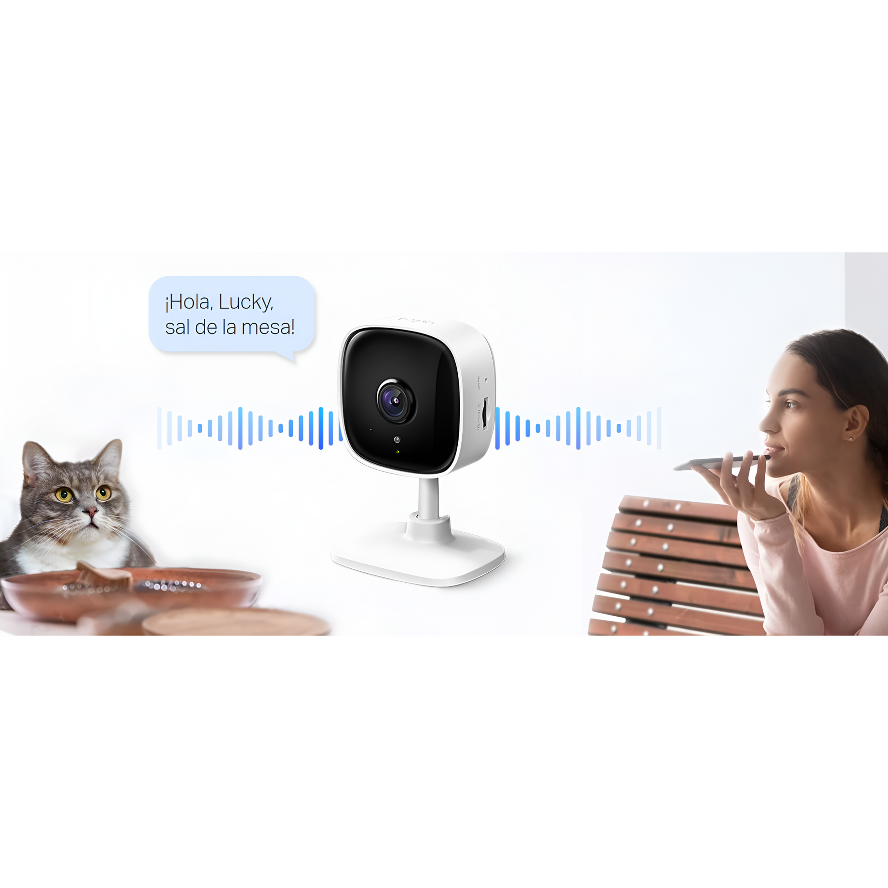 Cámara De Seguridad Wifi Tp-Link 1080P Full HD Tapo C100