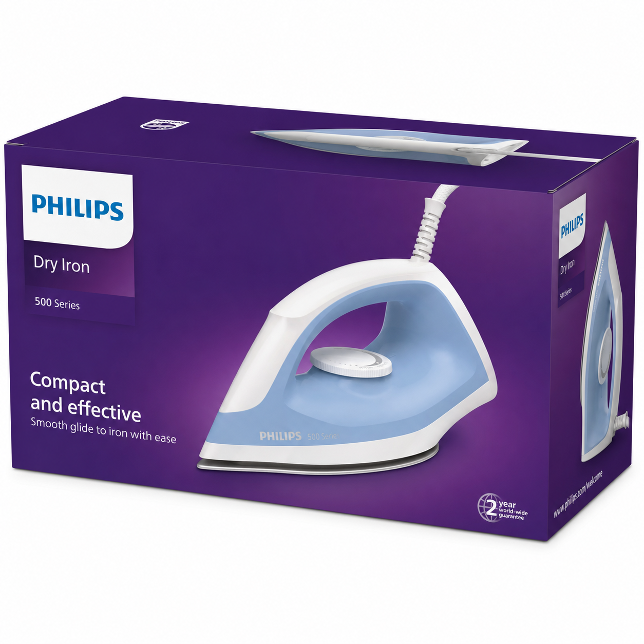 Plancha de Ropa Philips Dry Iron 1200W DST0520 SERIE 500
