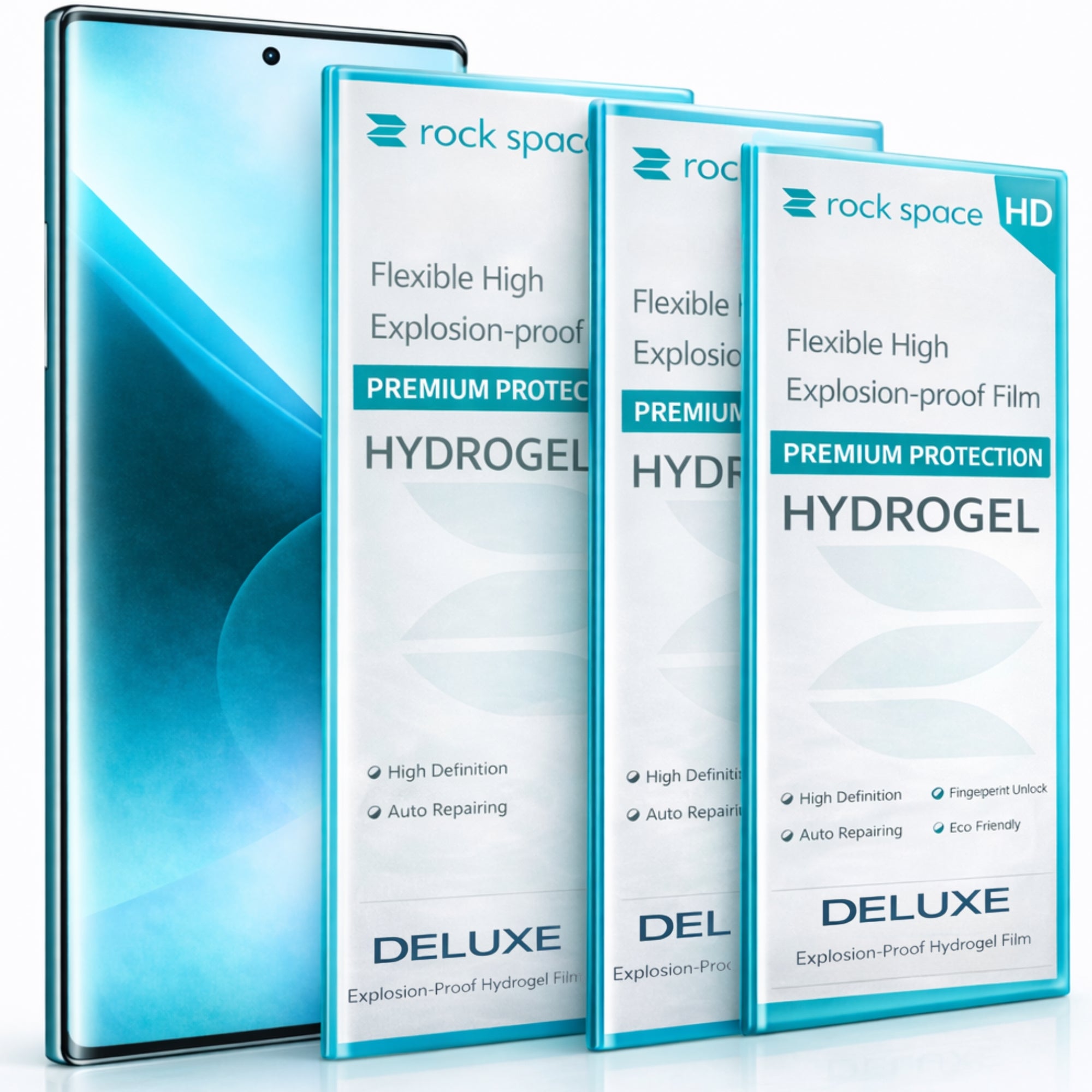 Pack 3 Hidrogel Rock Space HD para Xiaomi Redmi Note 13 Pro
