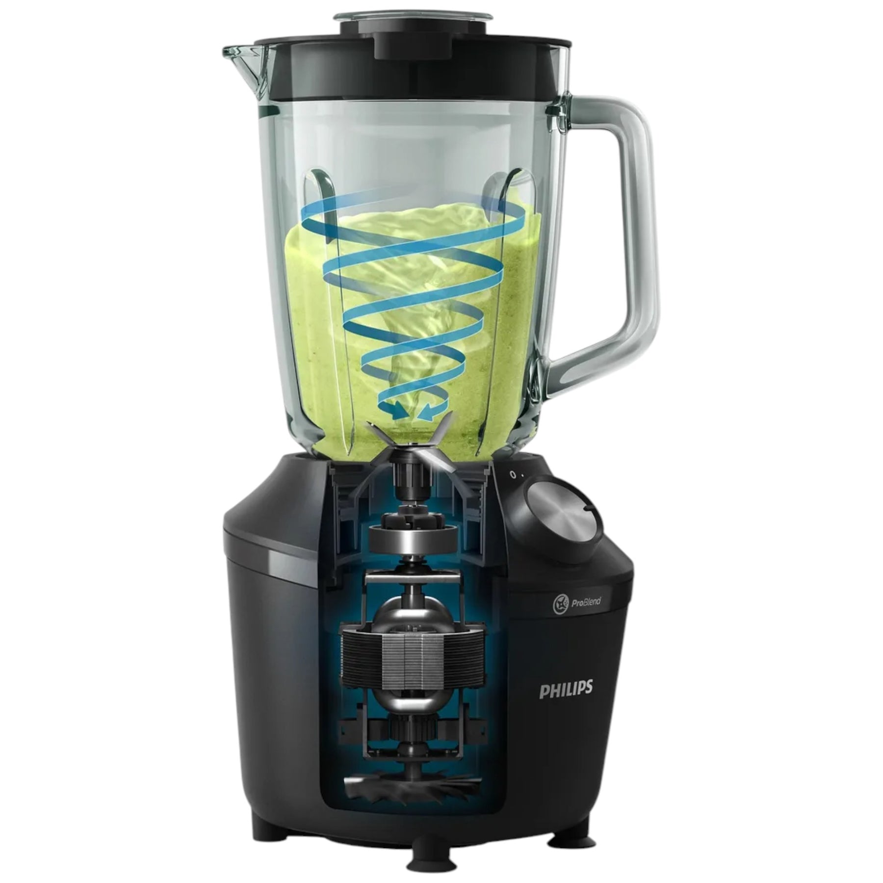 Licuadora Philips 600W con Jarra de Vidrio Problend