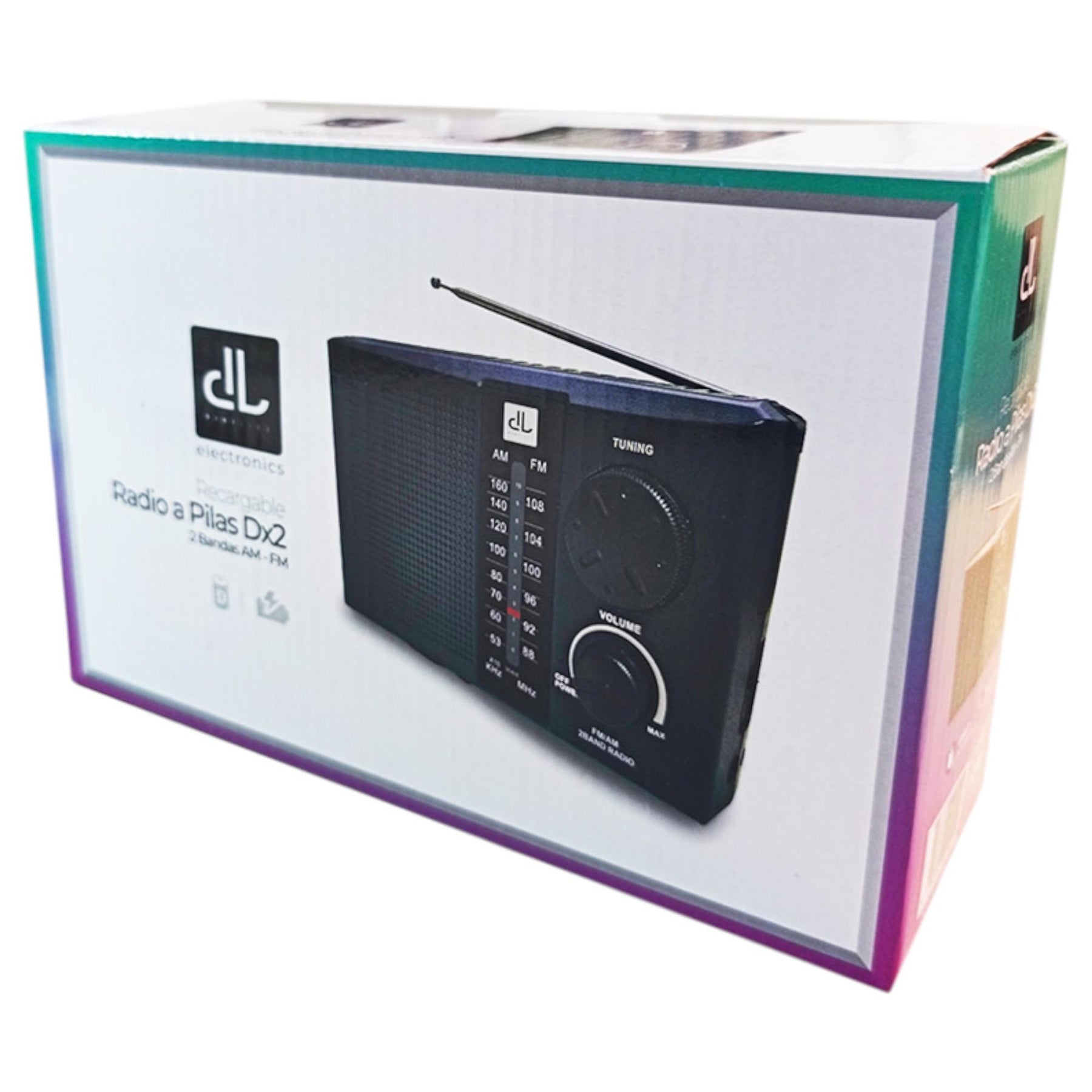 Radio Portatíl Recargable y a Pilas Multibandas AM/FM / SW