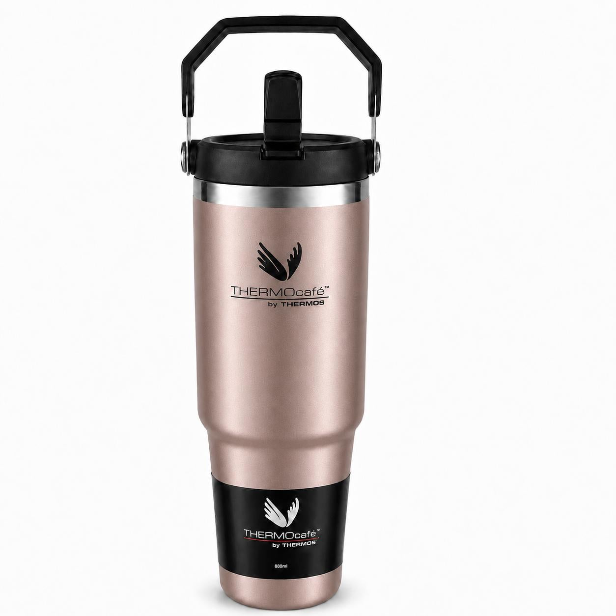 Vaso Térmico MUG Inox para Liquidos Frios 880ML Rose Gold