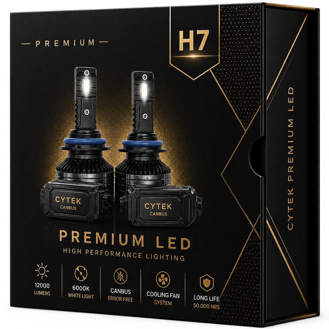 Kit de Luces Turbo LED H7 Canbus 65W Premium Ligth 12000Lm