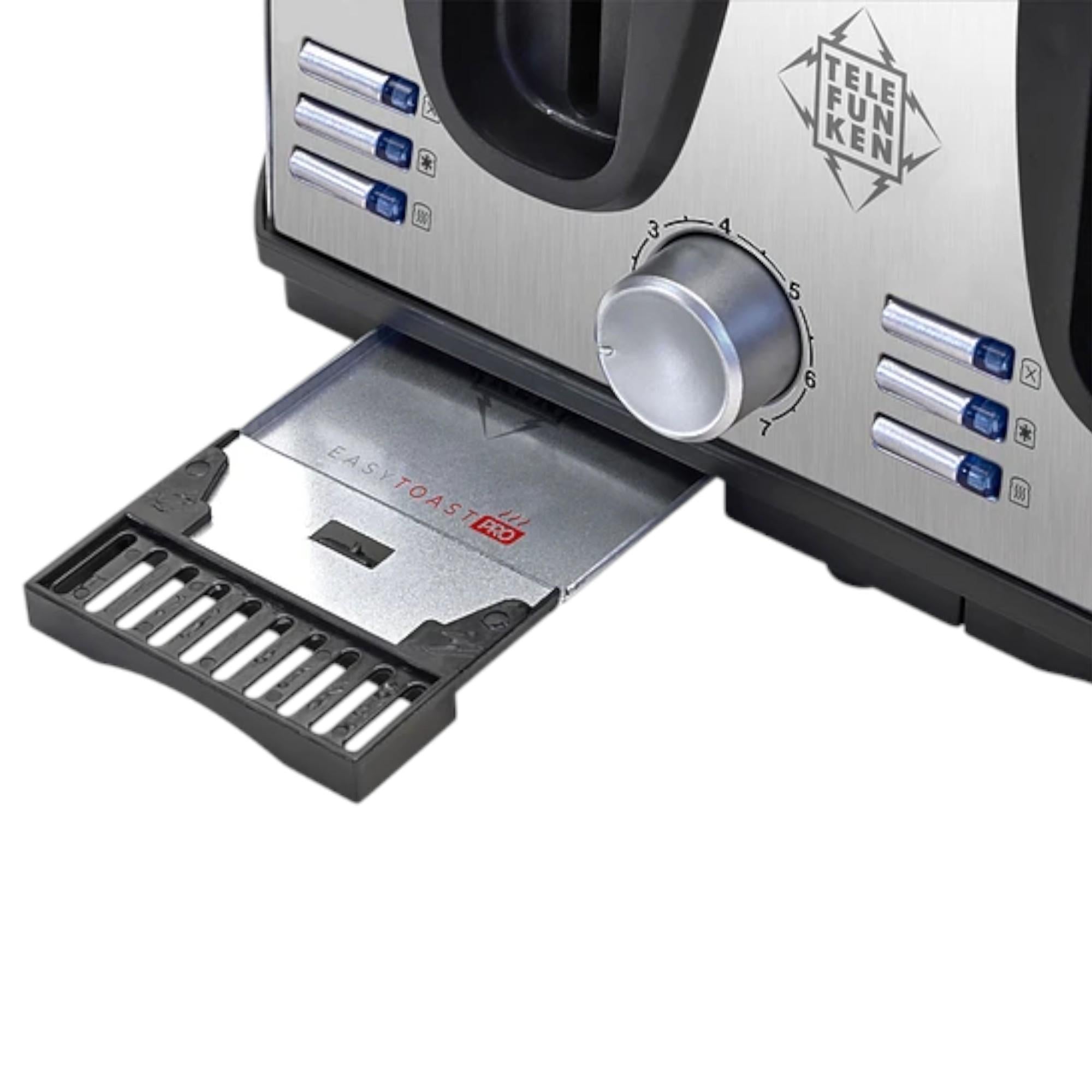 Tostador Eléctrico Doble (4en1) Easy Toast Pro Inox 1450W