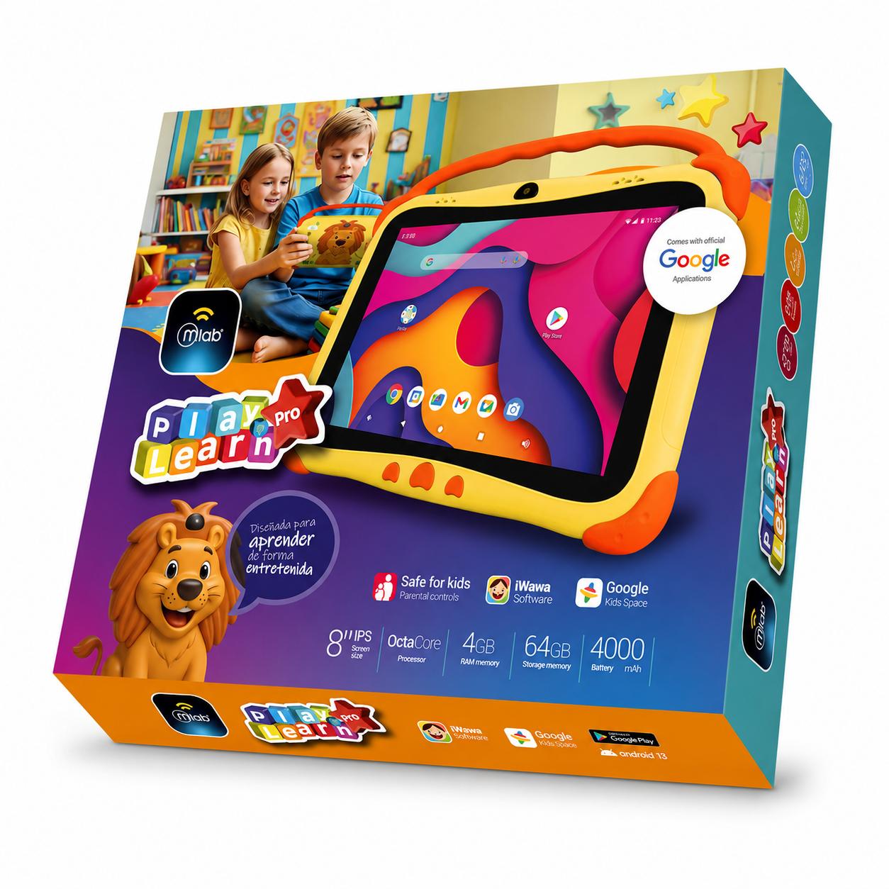 Tablet Android para Niños Leon Kids Aprendizaje y Diversión