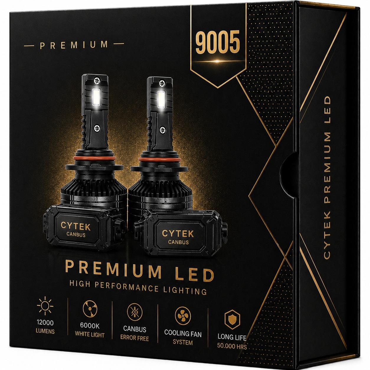 Kit de Luces Turbo LED 9005 Canbus 65W Premium Ligth 12000Lm