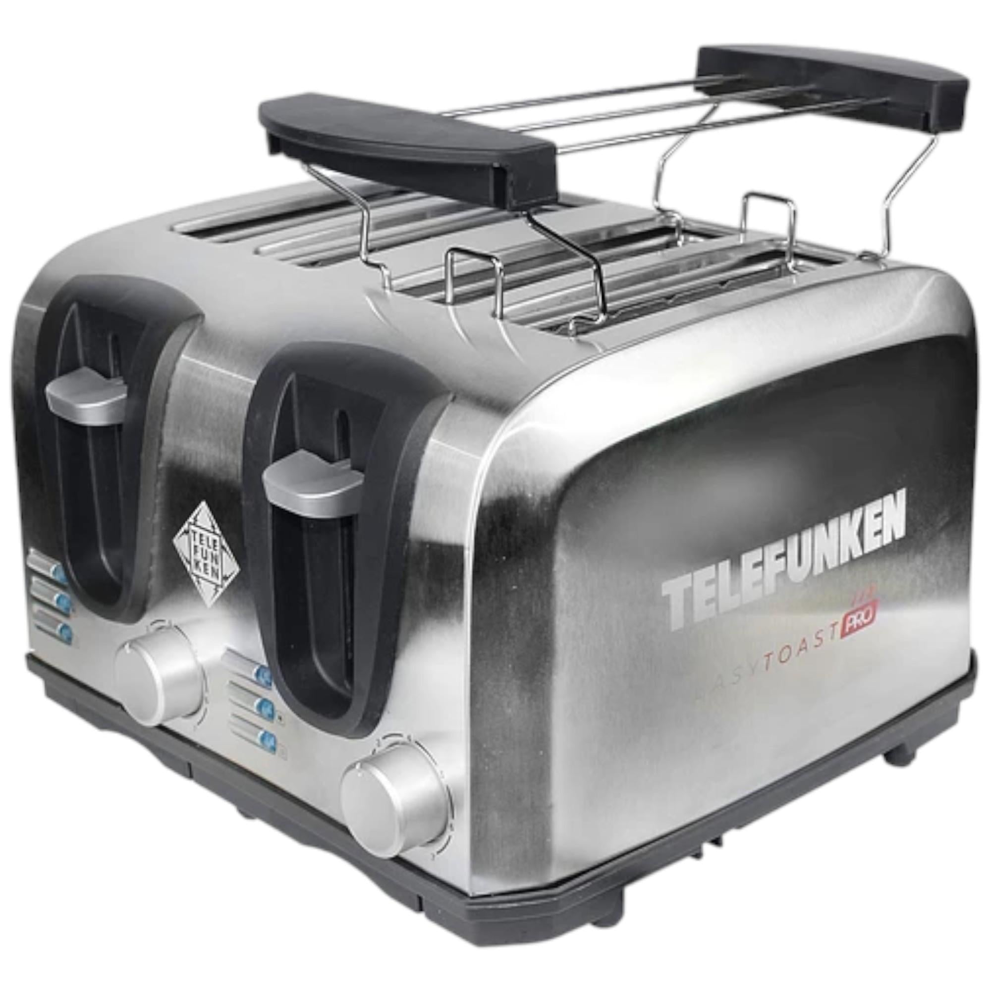 Tostador Eléctrico Doble (4en1) Easy Toast Pro Inox 1450W
