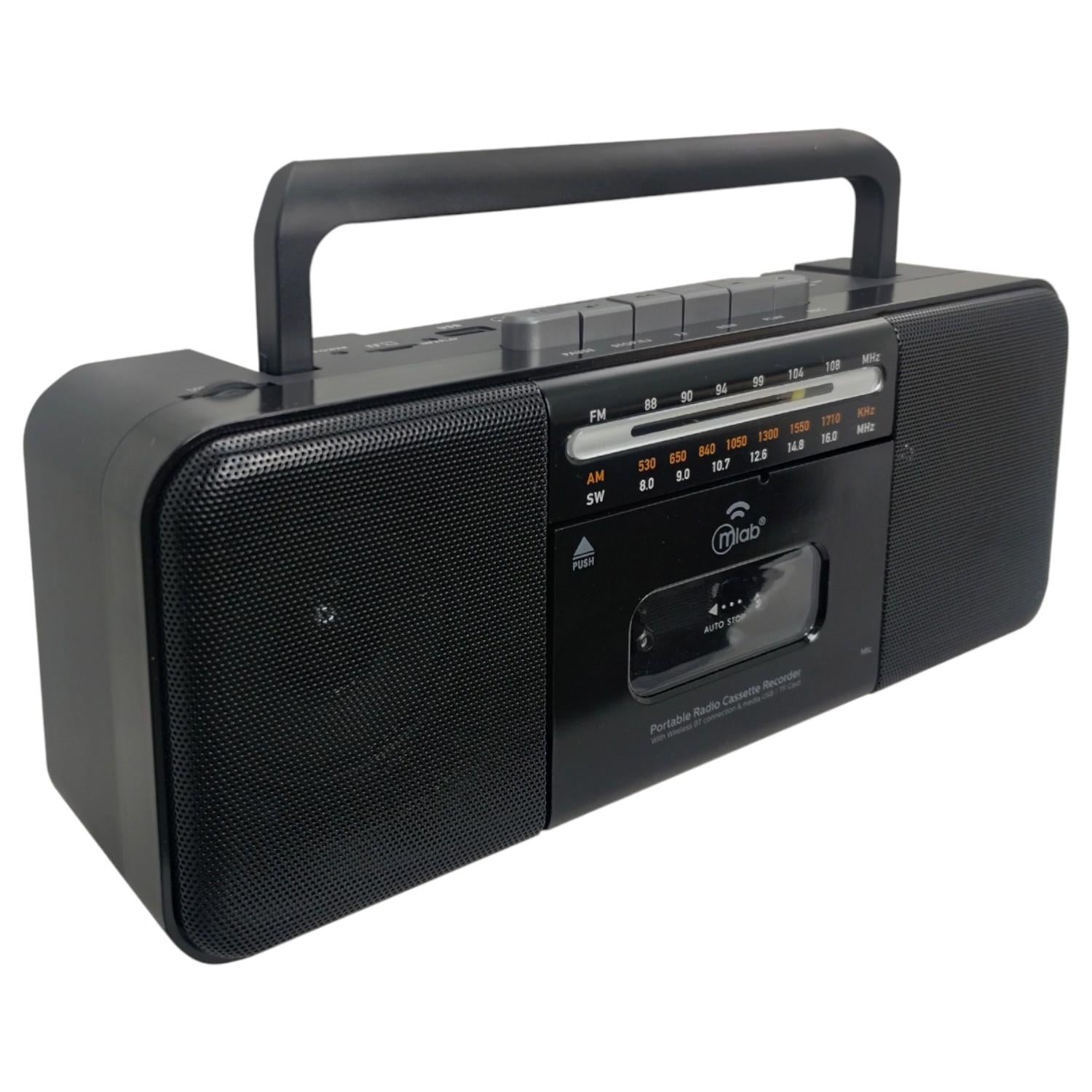 Radio AM/ FM/ BT/ Mp3/ Bluetooth Con Cassette CF-28 Old Time 1980'S