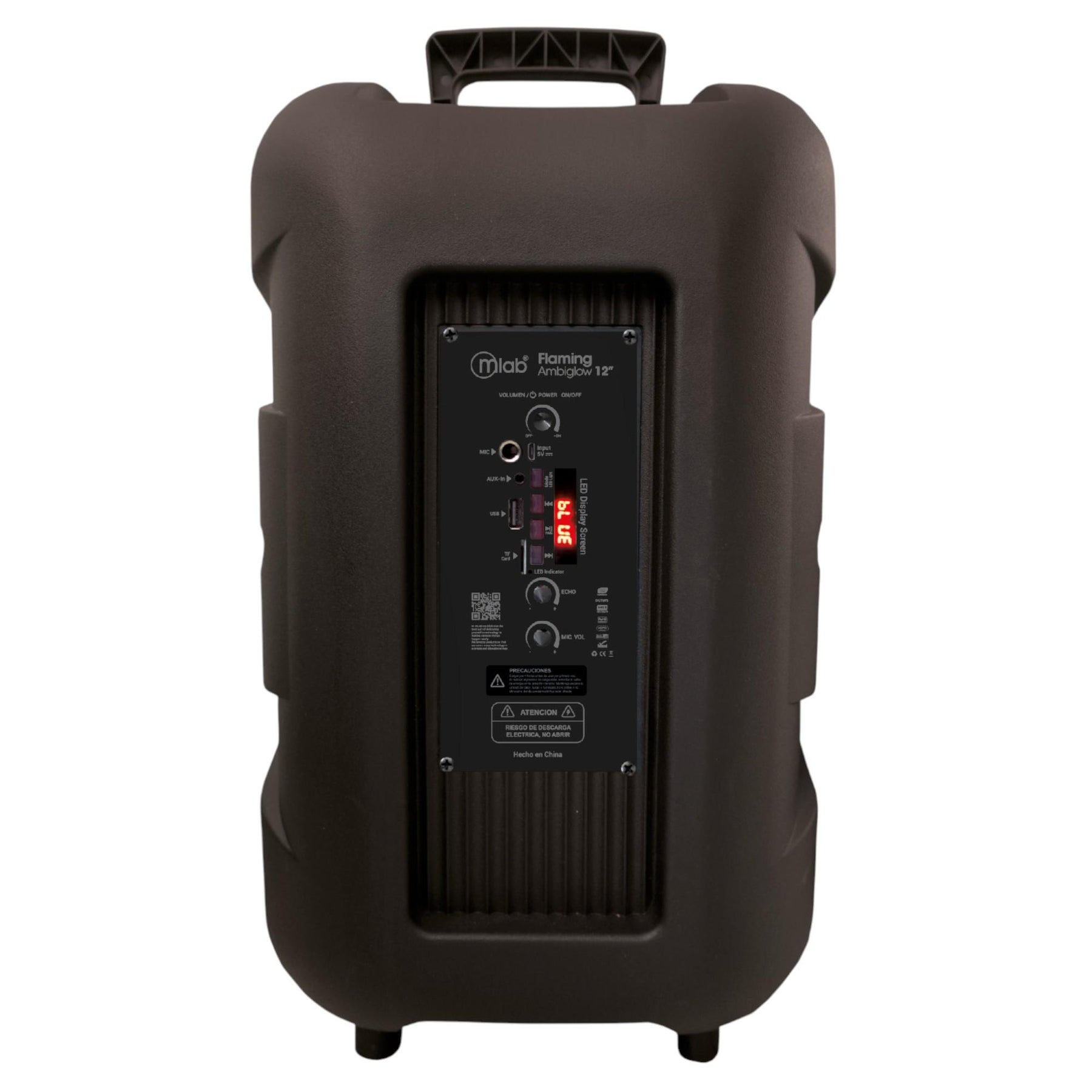 Parlante Bluetooth Flaming Ambiglow 12" RGB (Atril+ Mic) 30W