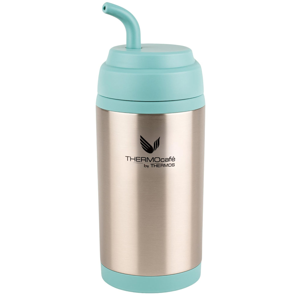 Vaso Térmico MUG Matero Acero Inoxidable Aqua 400ML+Bombilla