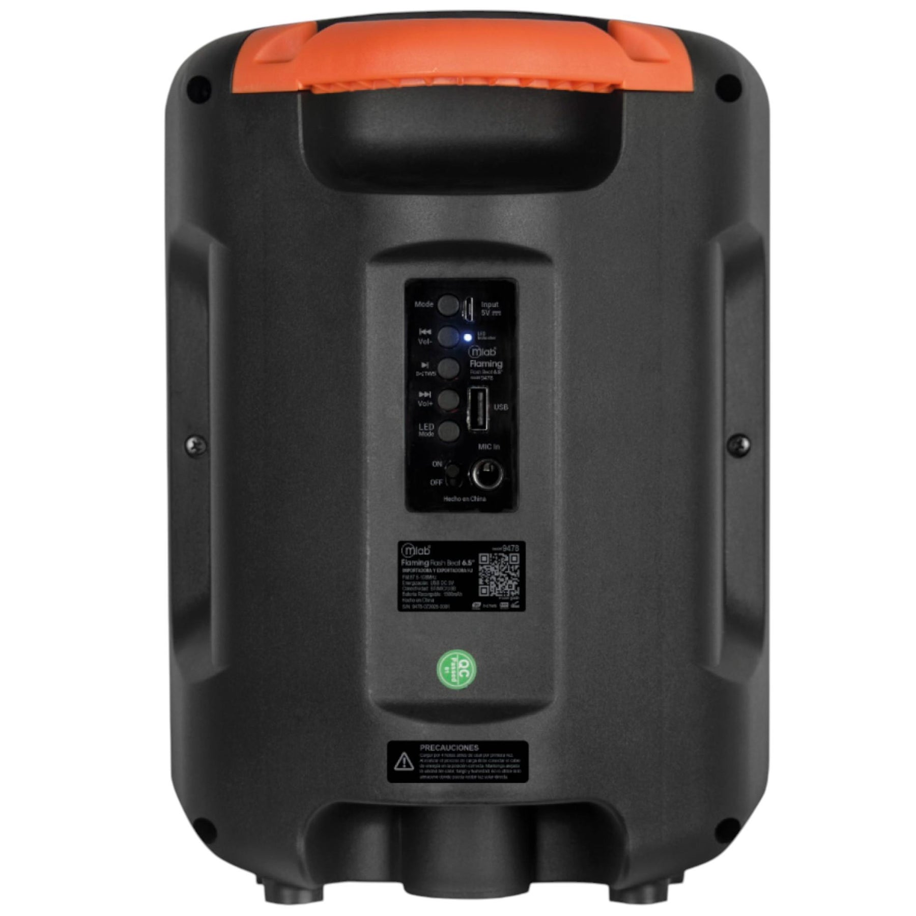 Parlante Bluetooth Flaming Flash Full RGB Light 20W RMS
