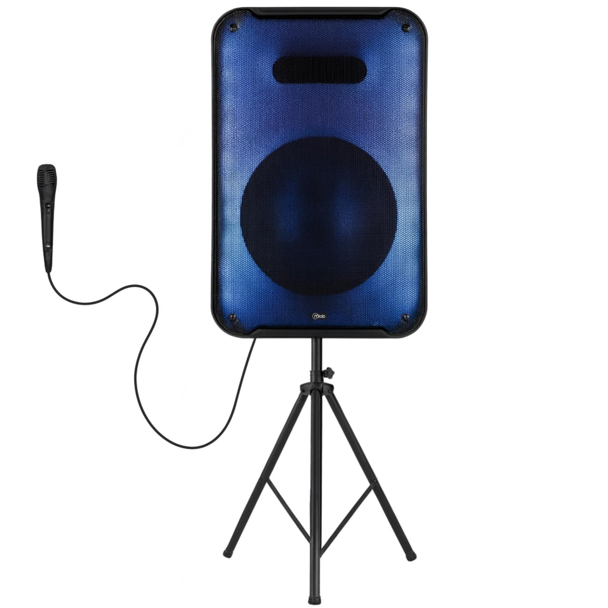 Parlante Bluetooth Flaming Ambiglow 12" RGB (Atril+ Mic) 30W