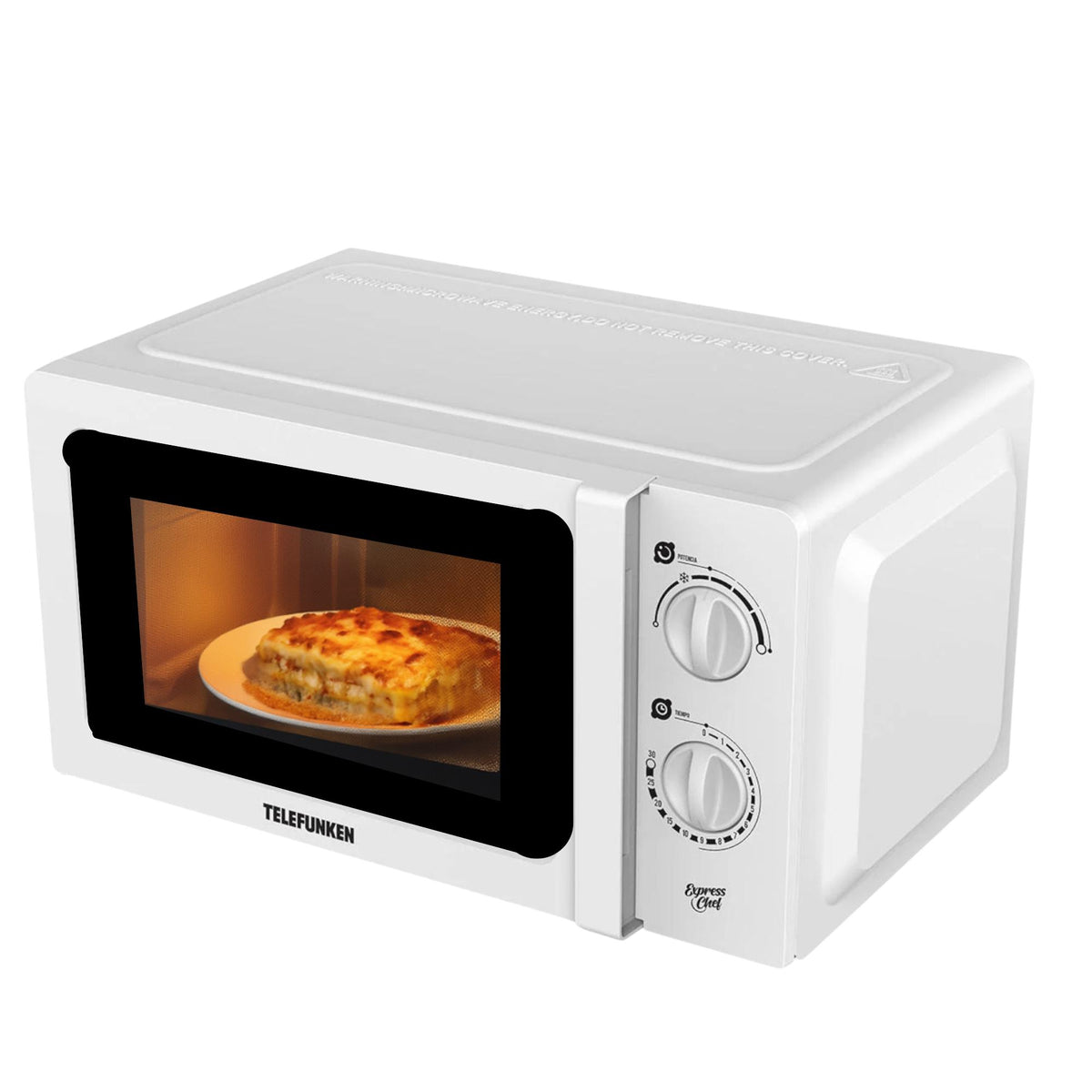 Microondas Express Chef Análogo 20 Litros 700W TFK-20A SEC