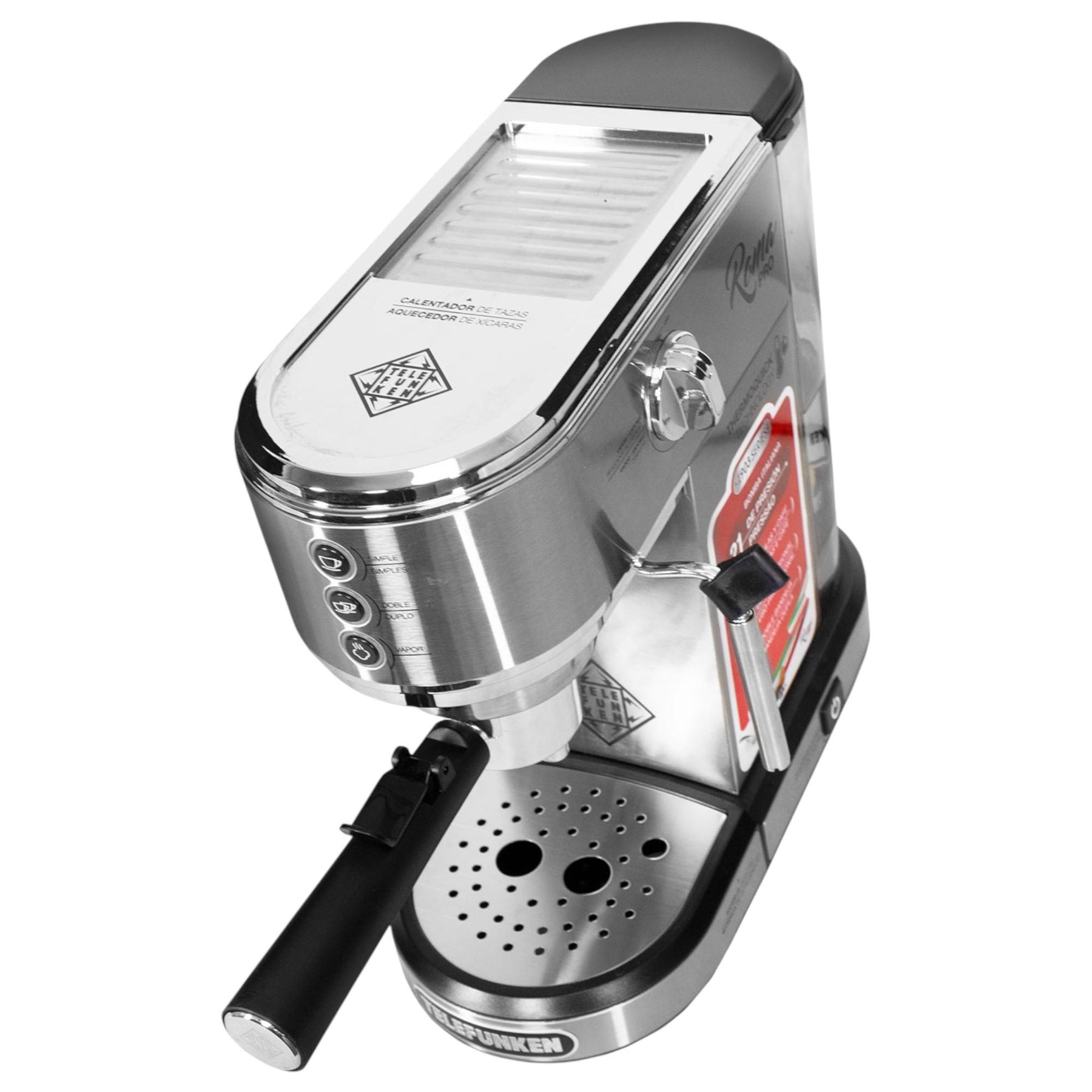 Cafetera Profesional Express Termo Quick Roma Pro 21 Bar 1LT