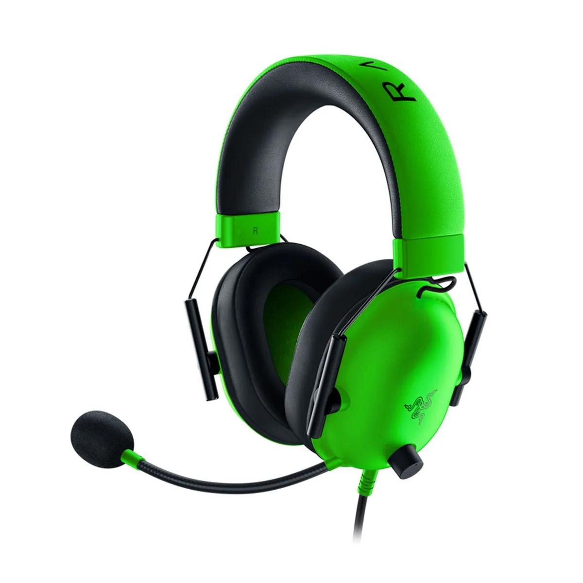 Audífonos Gamer Razer BLACKSHARK V2 X Green Mulltiplataforma