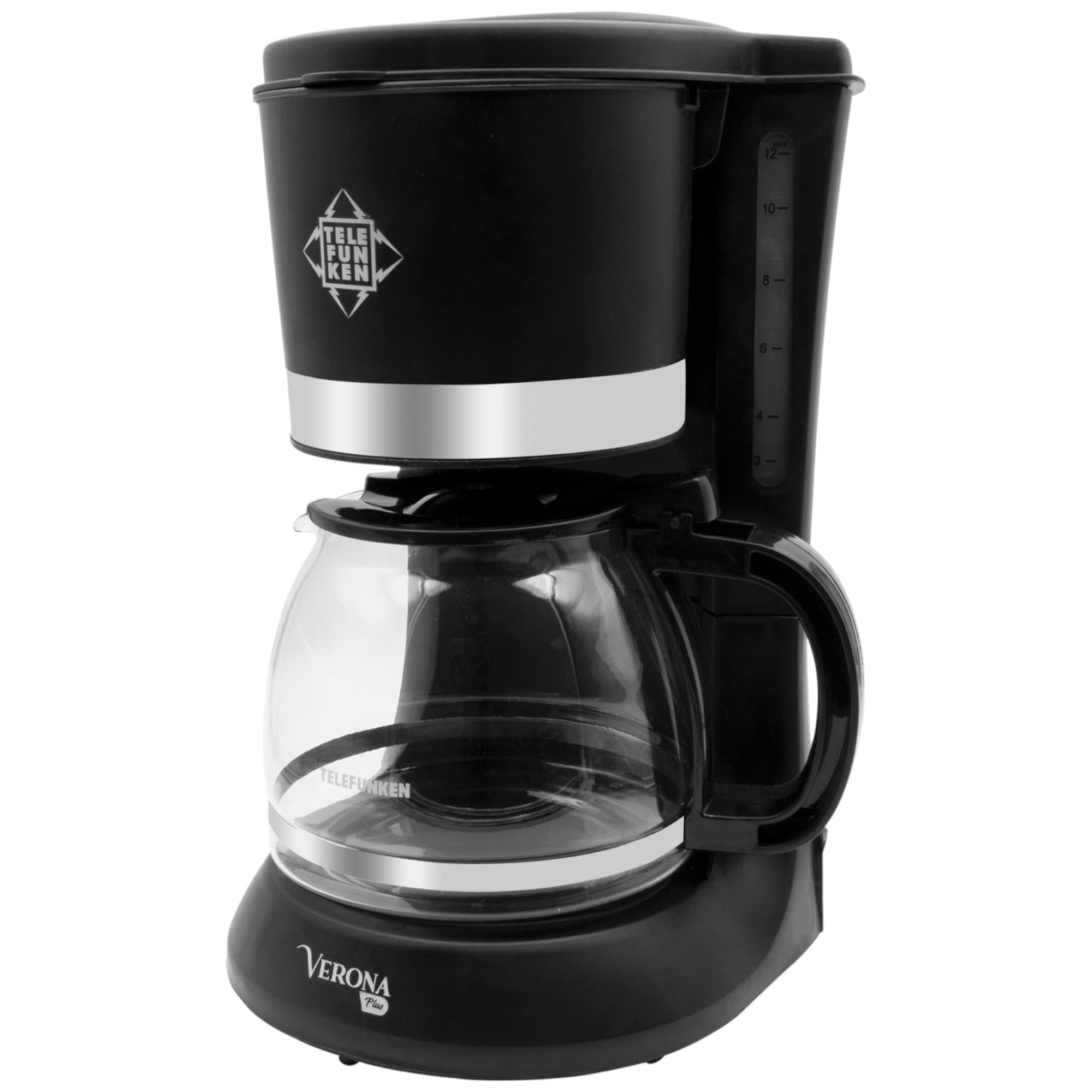 Cafetera Eléctrica Keep Warm Verona Plus 1.2L Filtro Lavable